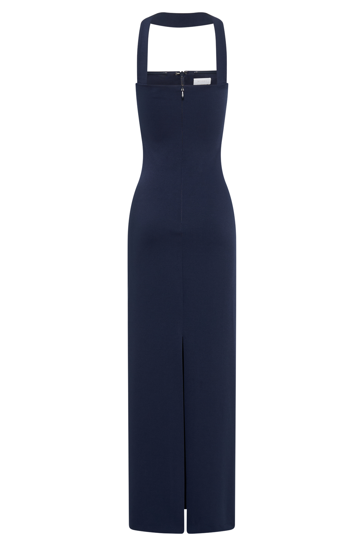 Velma Halter Collar Maxi Dress - Dark Navy