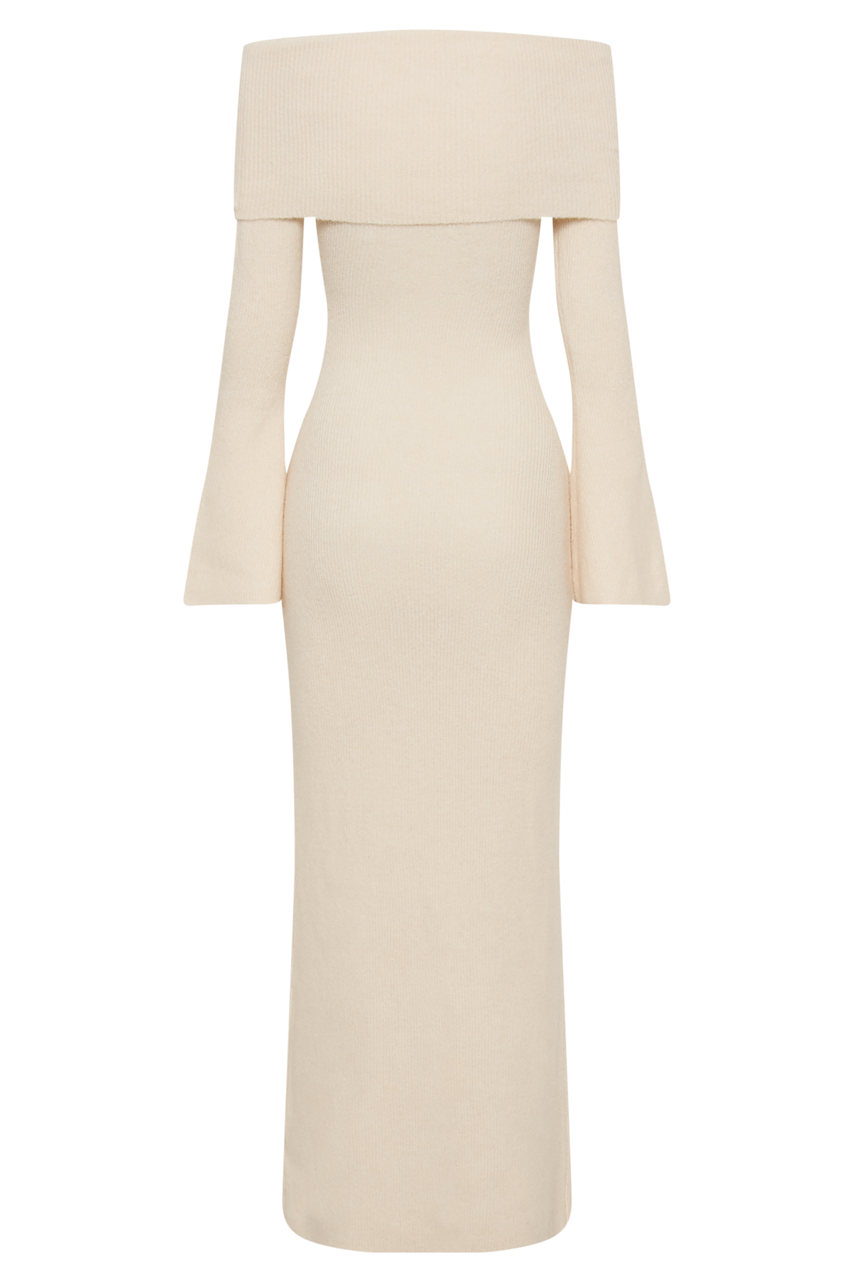 Katherine Off Shoulder Knit Maxi Dress - Ivory #8