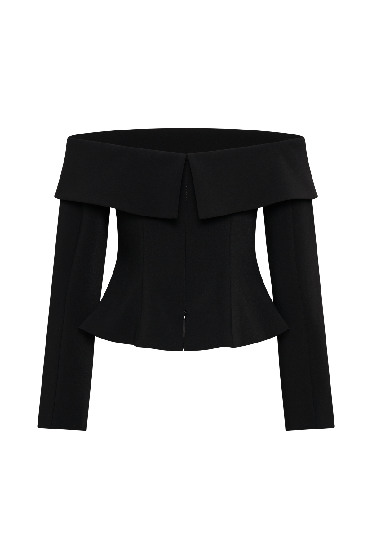 Celene Off Shoulder Jacket - Black #8