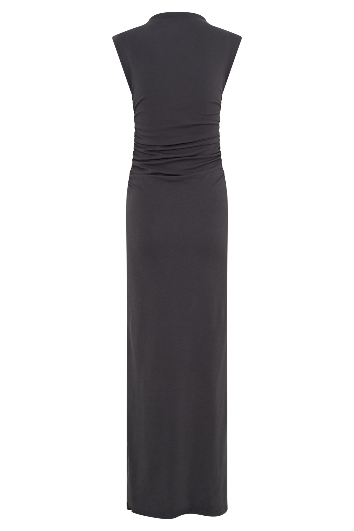 Elliot High Neck Sleeveless Maxi Dress - Dark Charcoal #8