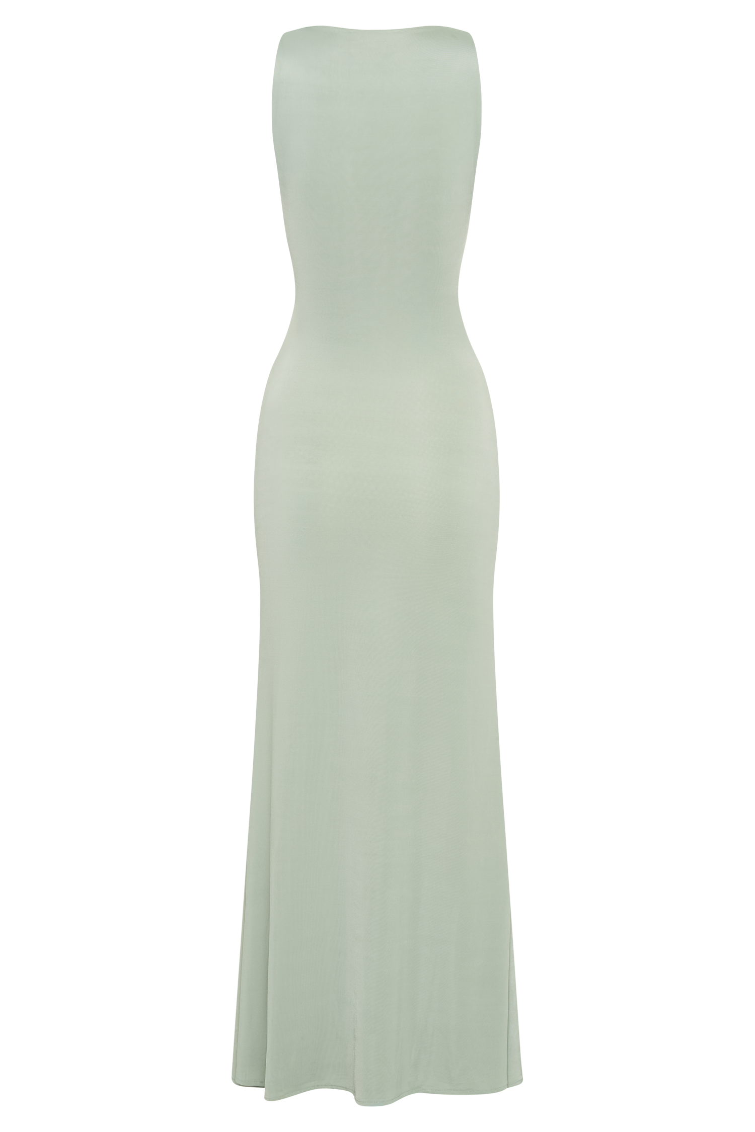Beck Plunge Maxi Dress With Floral Hardware - Basil #8