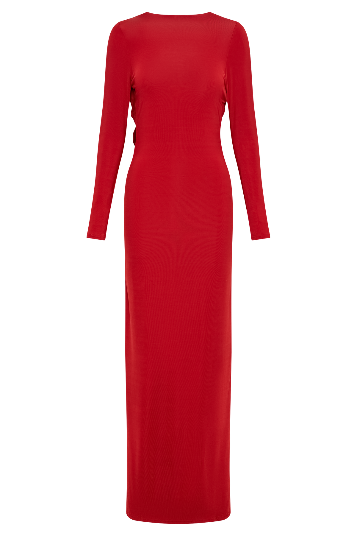 Bennett Slinky Long Sleeve Maxi Dress - Ruby #9