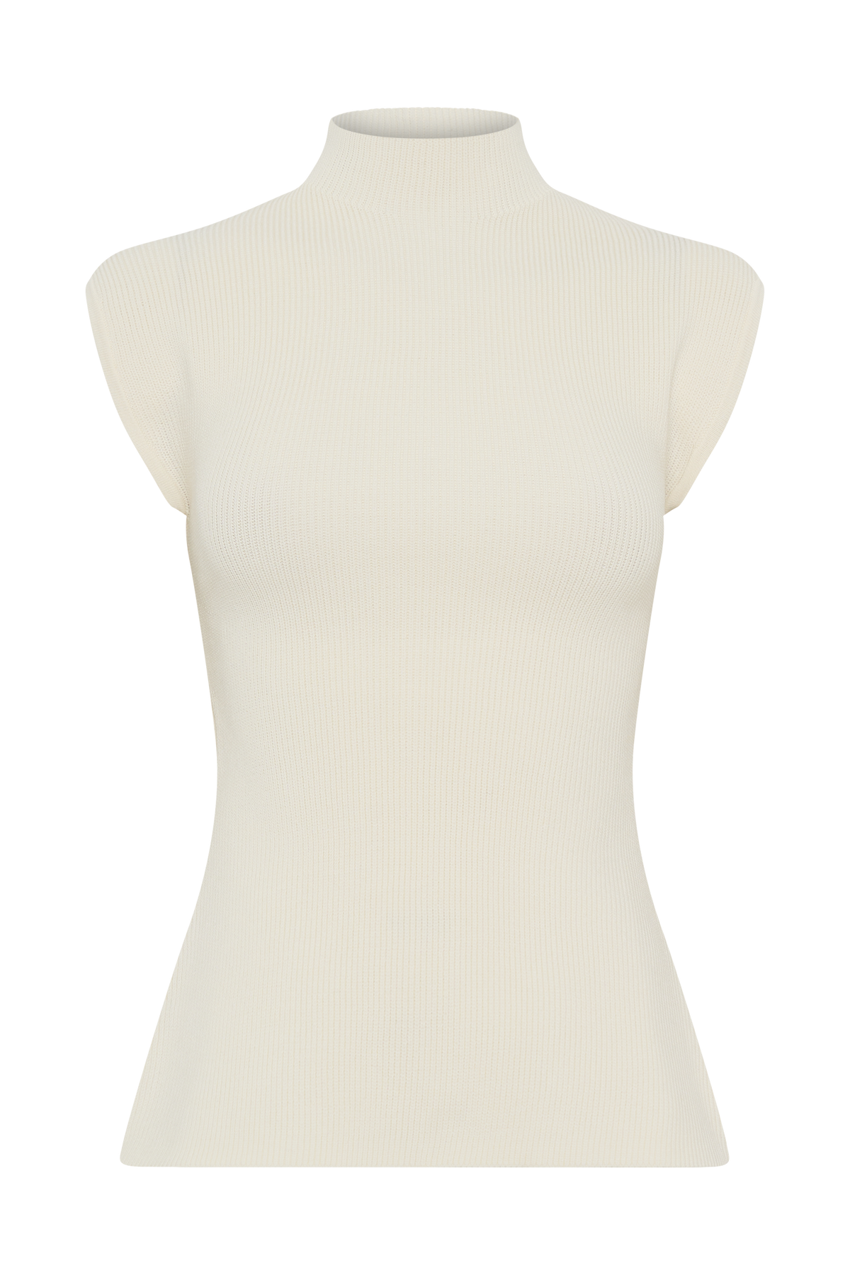 Maxine Knit Open Back Top - Ivory #7