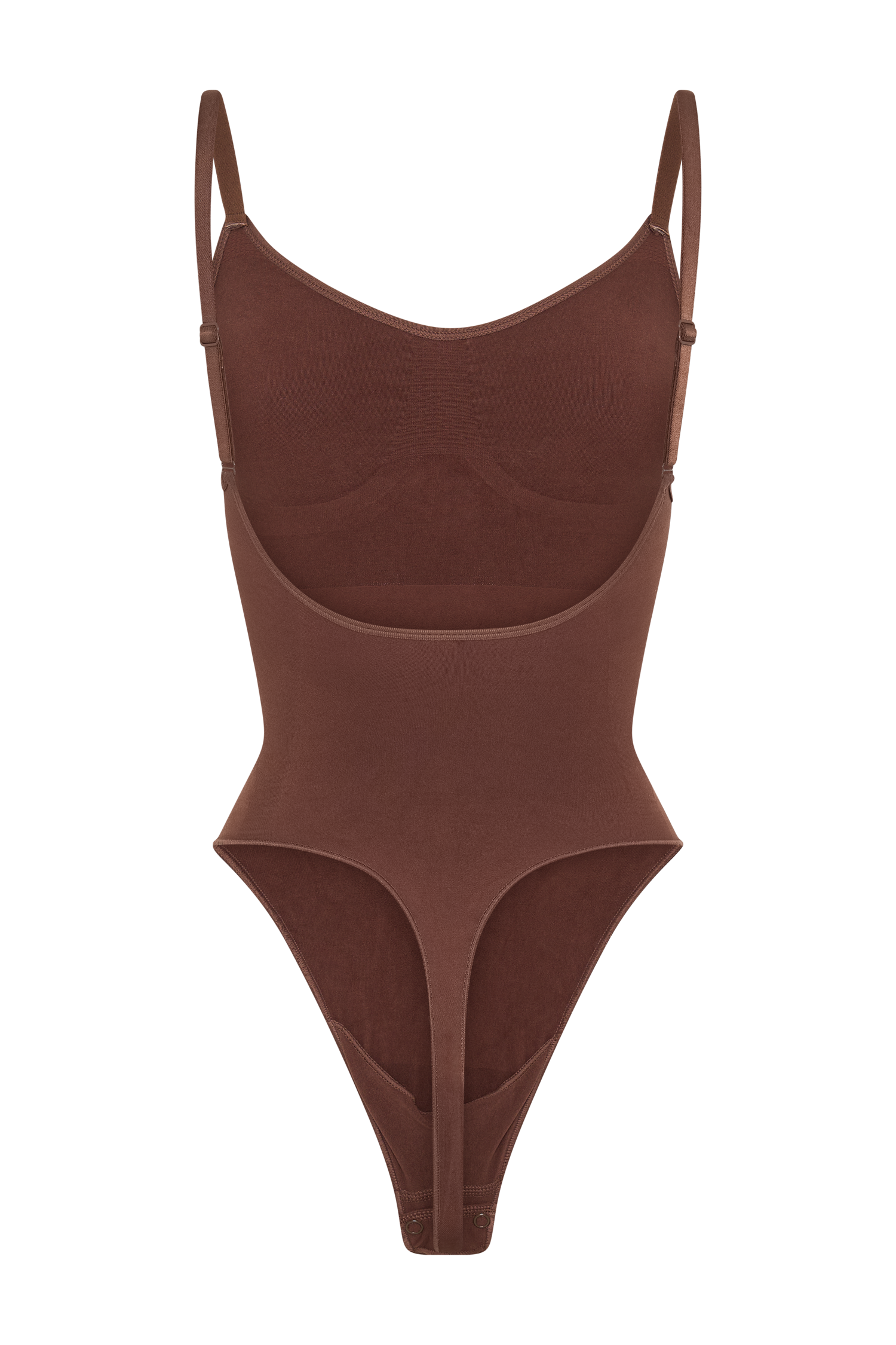 Alyssa Backless Shapewear Bodysuit - Espresso #6