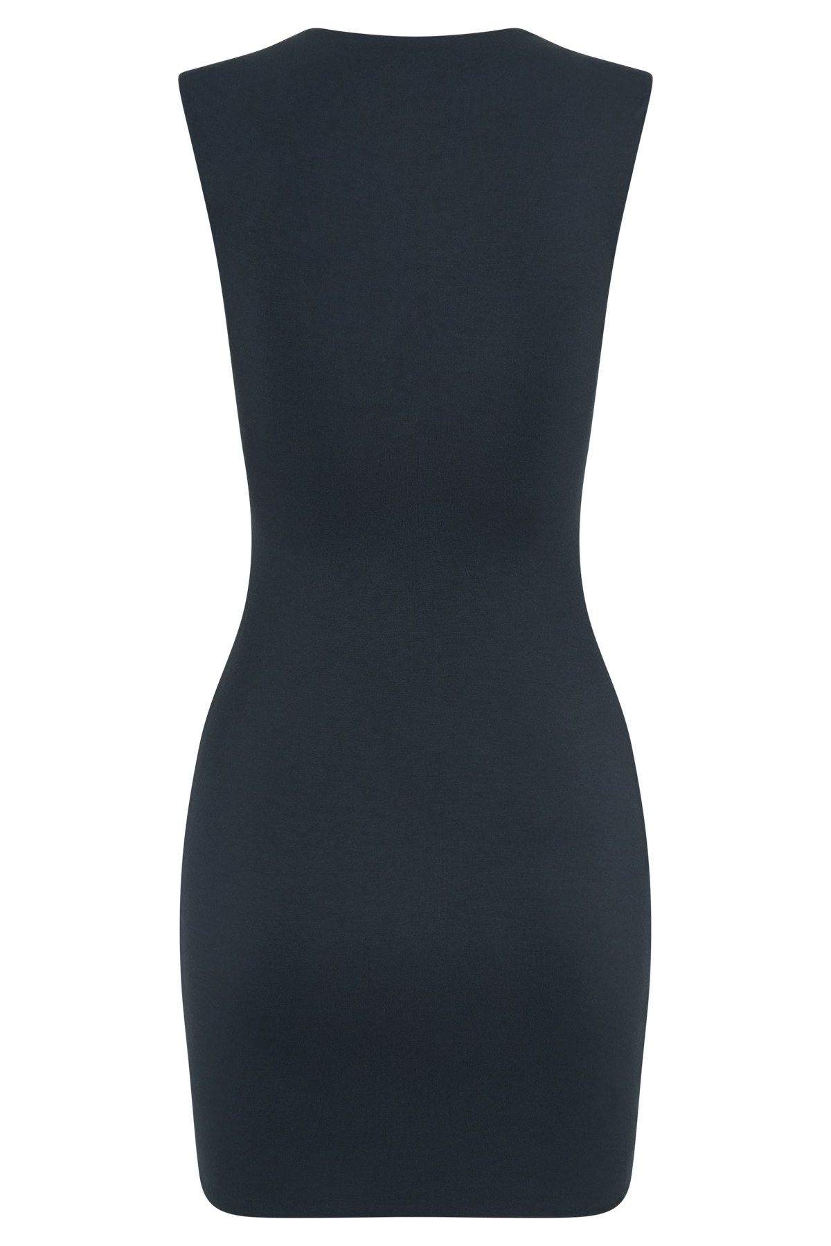 Tatianna Lace Trim Modal Mini Dress - Black #6