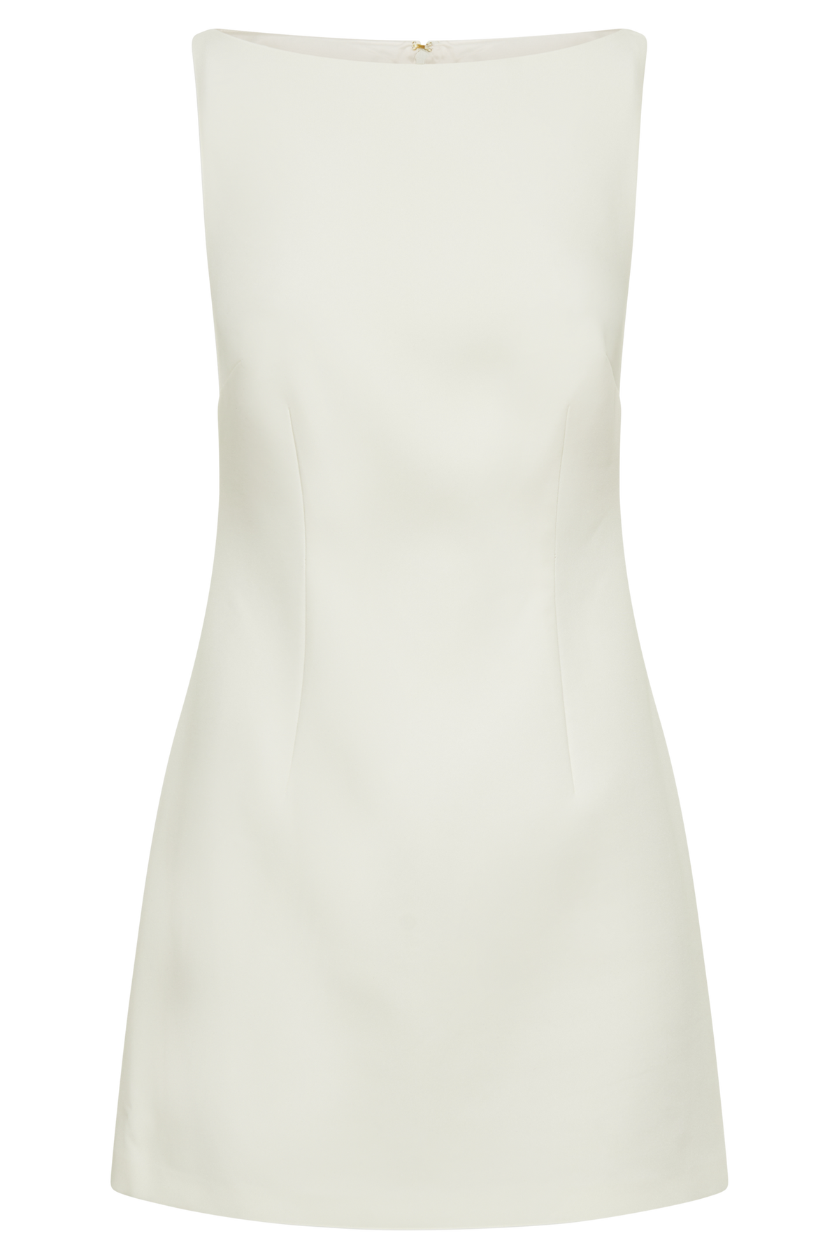Angela Suiting Mini Dress - Ivory #8