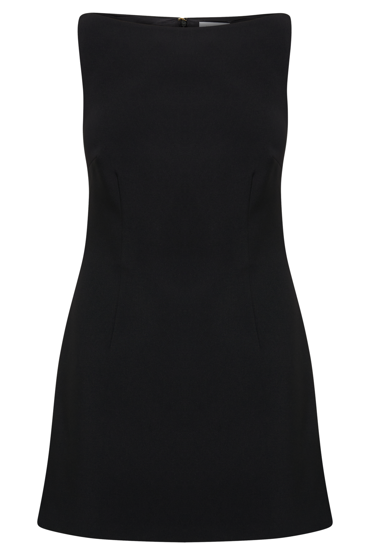 Angela Suiting Mini Dress - Black