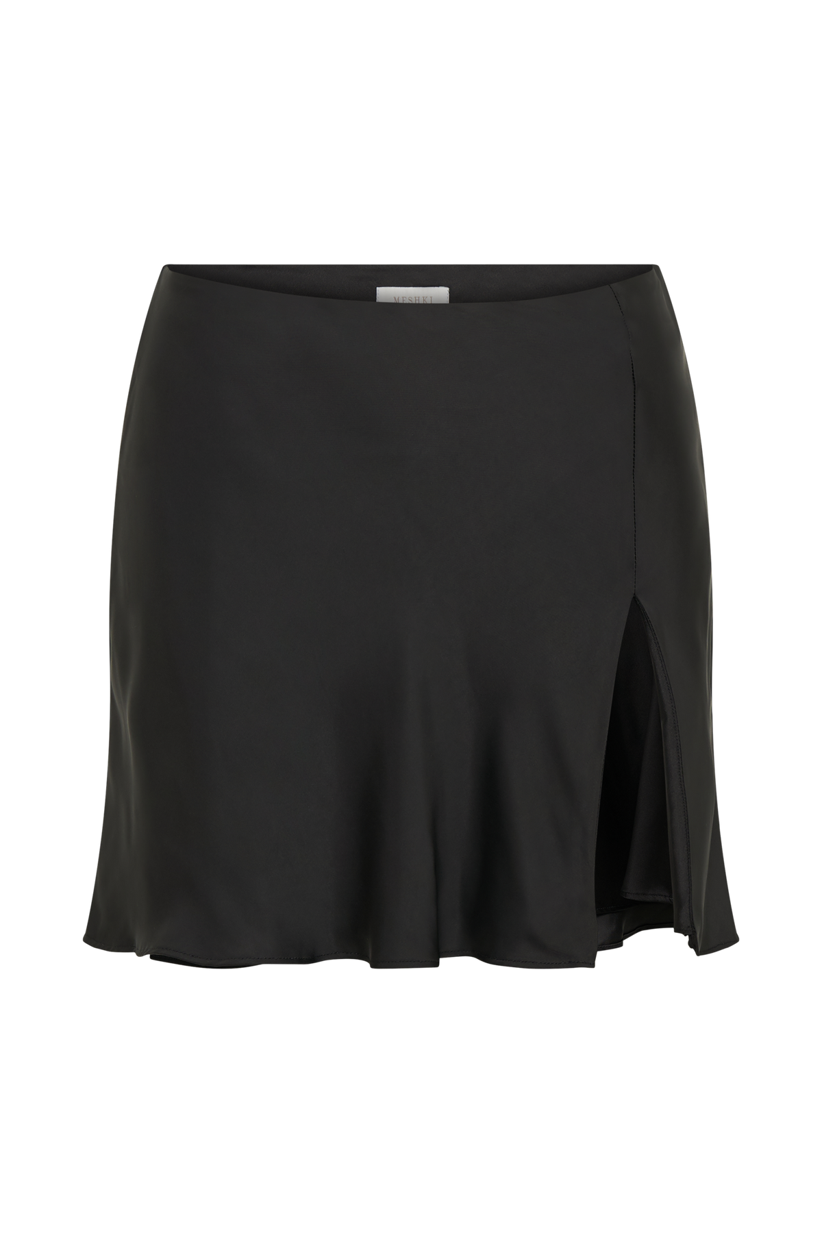 Hartley Satin Mini Skirt - Black #9