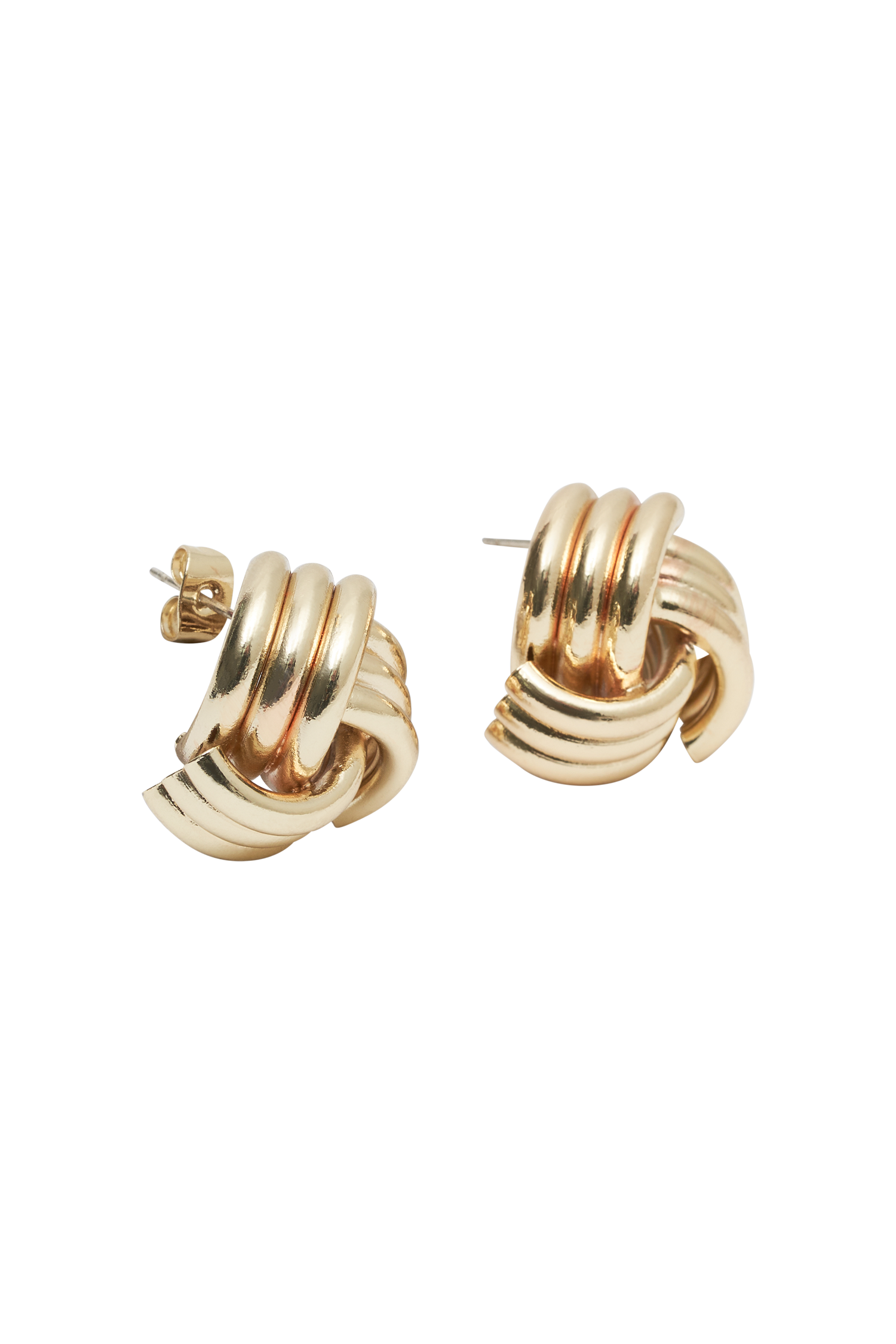 Rowan Knotted Earrings - Gold #7