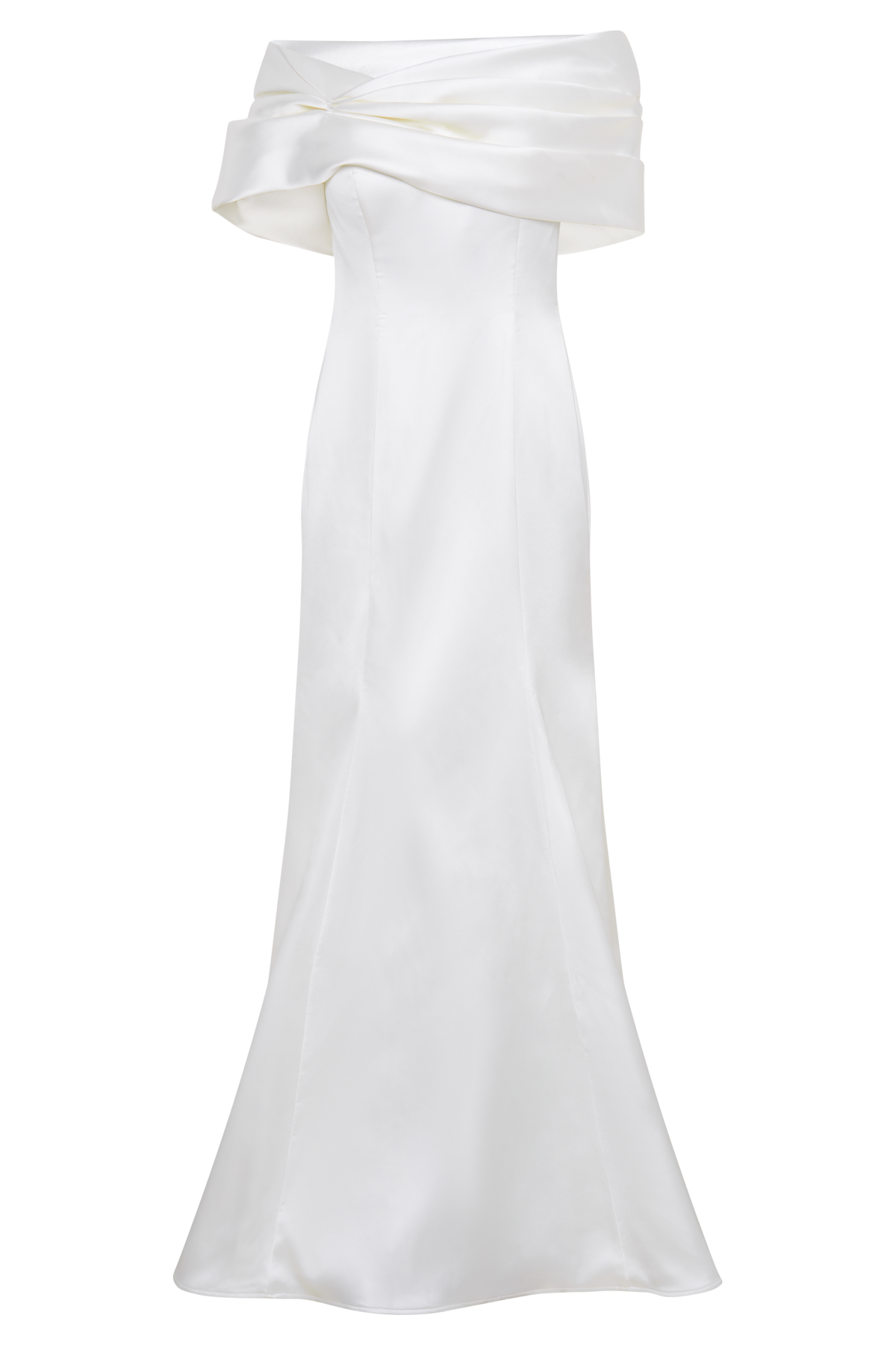 Saosire Satin Wedding Gown - White #8