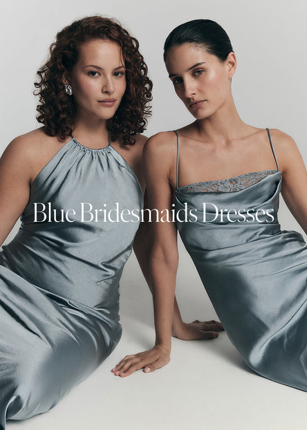 Blue Bridesmaids Dresses