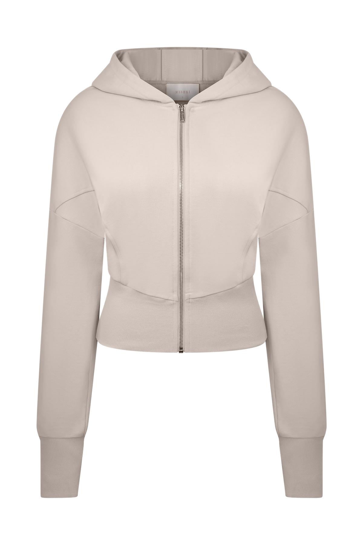 Blake Zip Front Hoodie - Stone #9