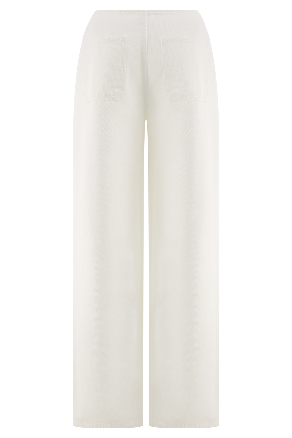 Caitlin Mid Rise Denim Jeans - White #13