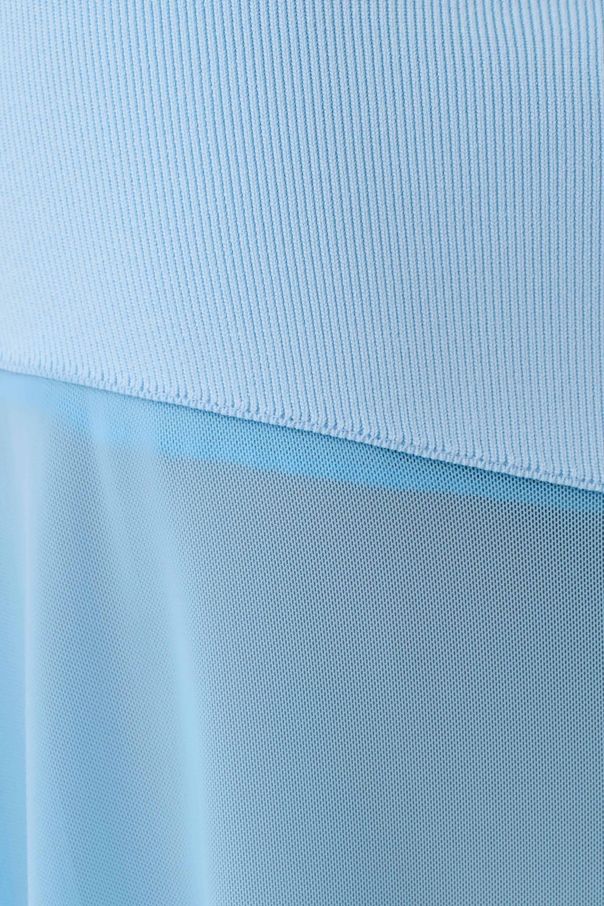 Louie Strapless Knit Maxi Dress - Baby Blue #5