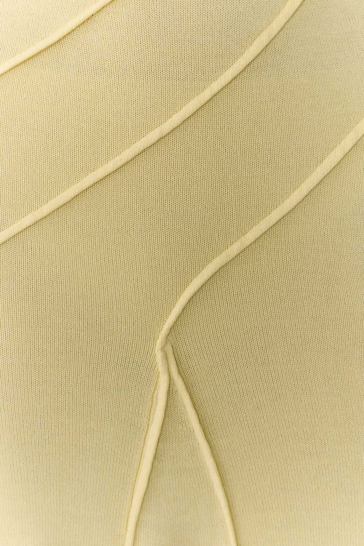 Lani Asymmetrical Knit Midi Dress - Butter Yellow #7