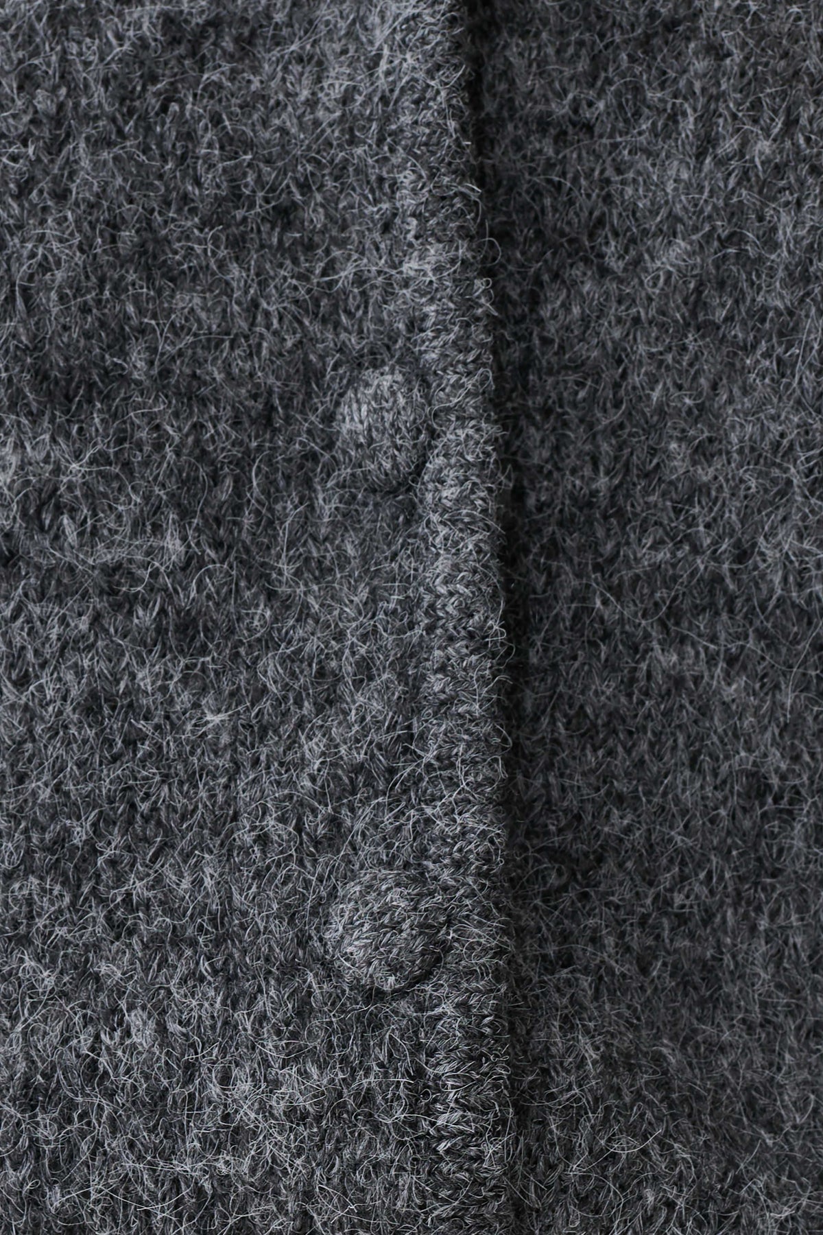 Simoney Long Sleeve Midi Knit Dress - Charcoal #5