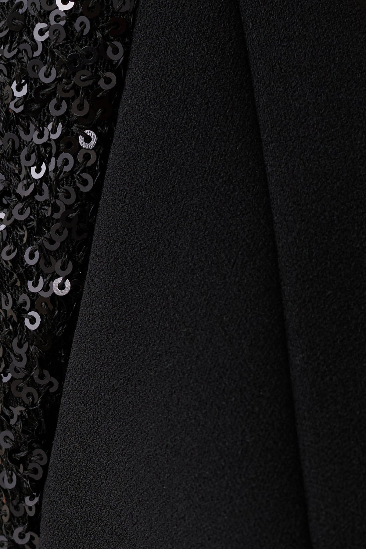 Blanche Crepe Mini Dress - Black #5