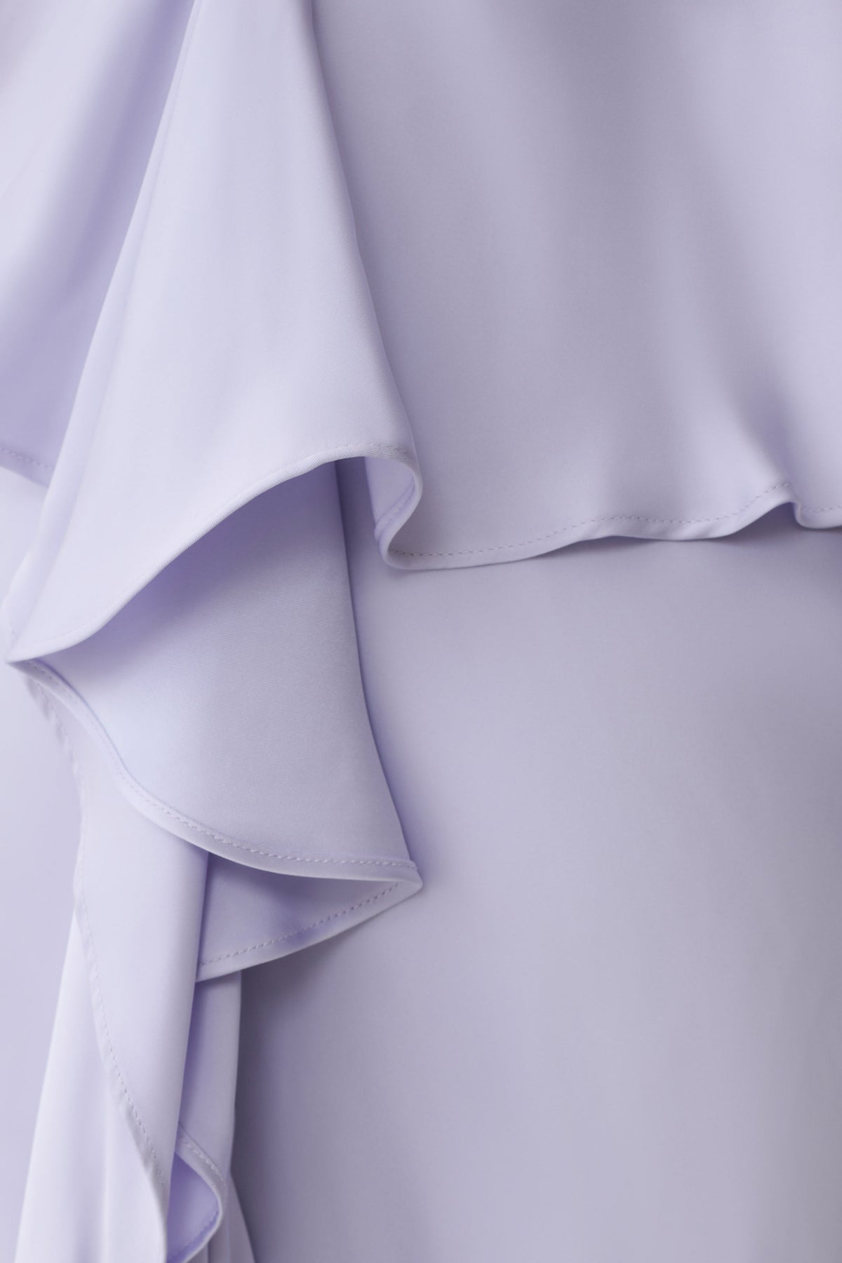 Faria Bias Satin Maxi Dress - Lilac