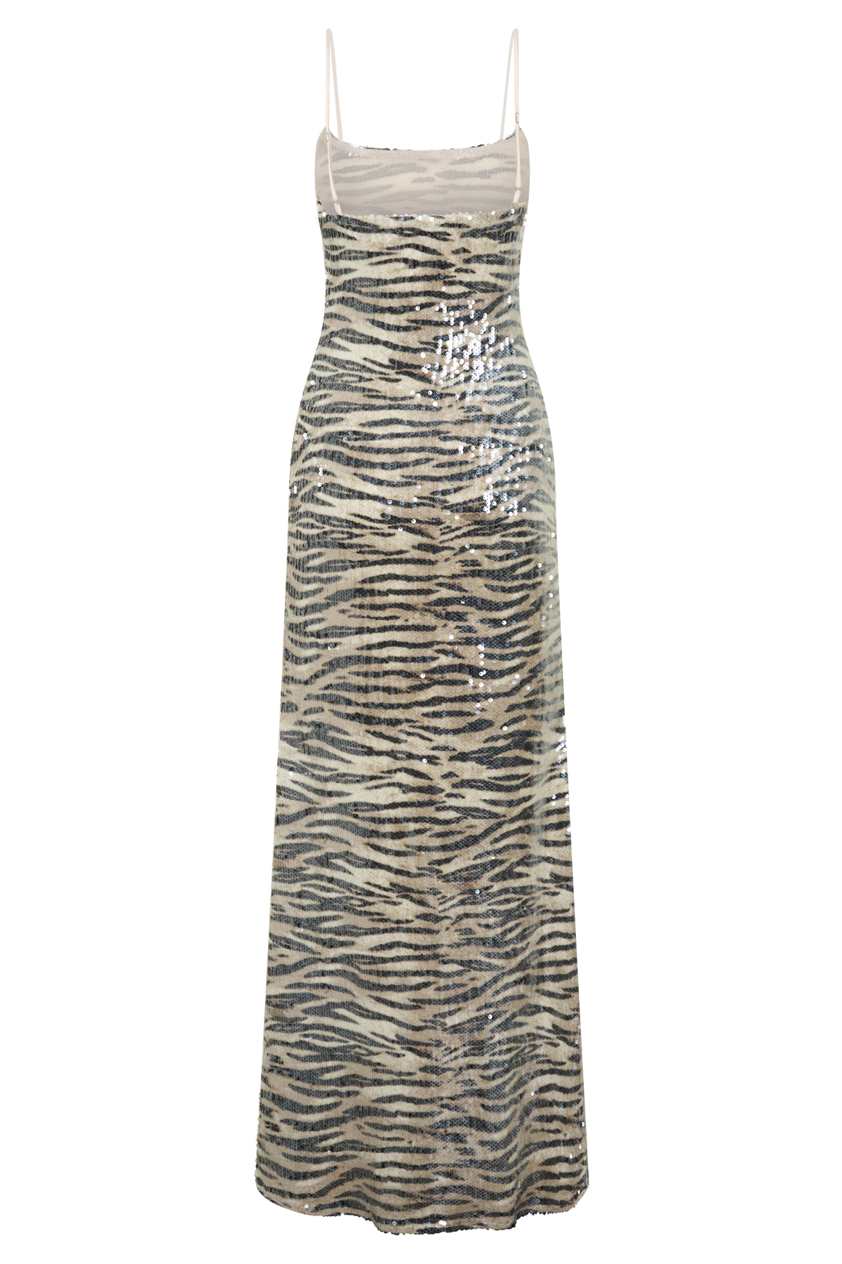 Deborah Sequin Maxi Dress - Zebra Print #8