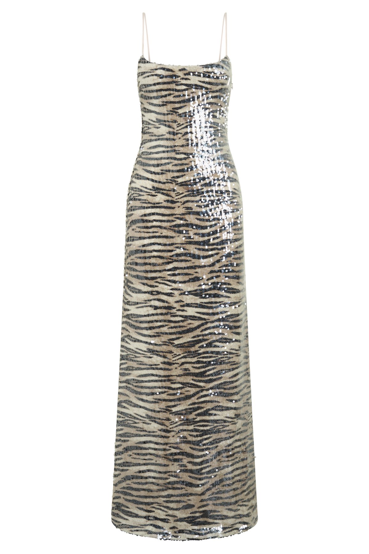 Deborah Sequin Maxi Dress - Zebra Print #9