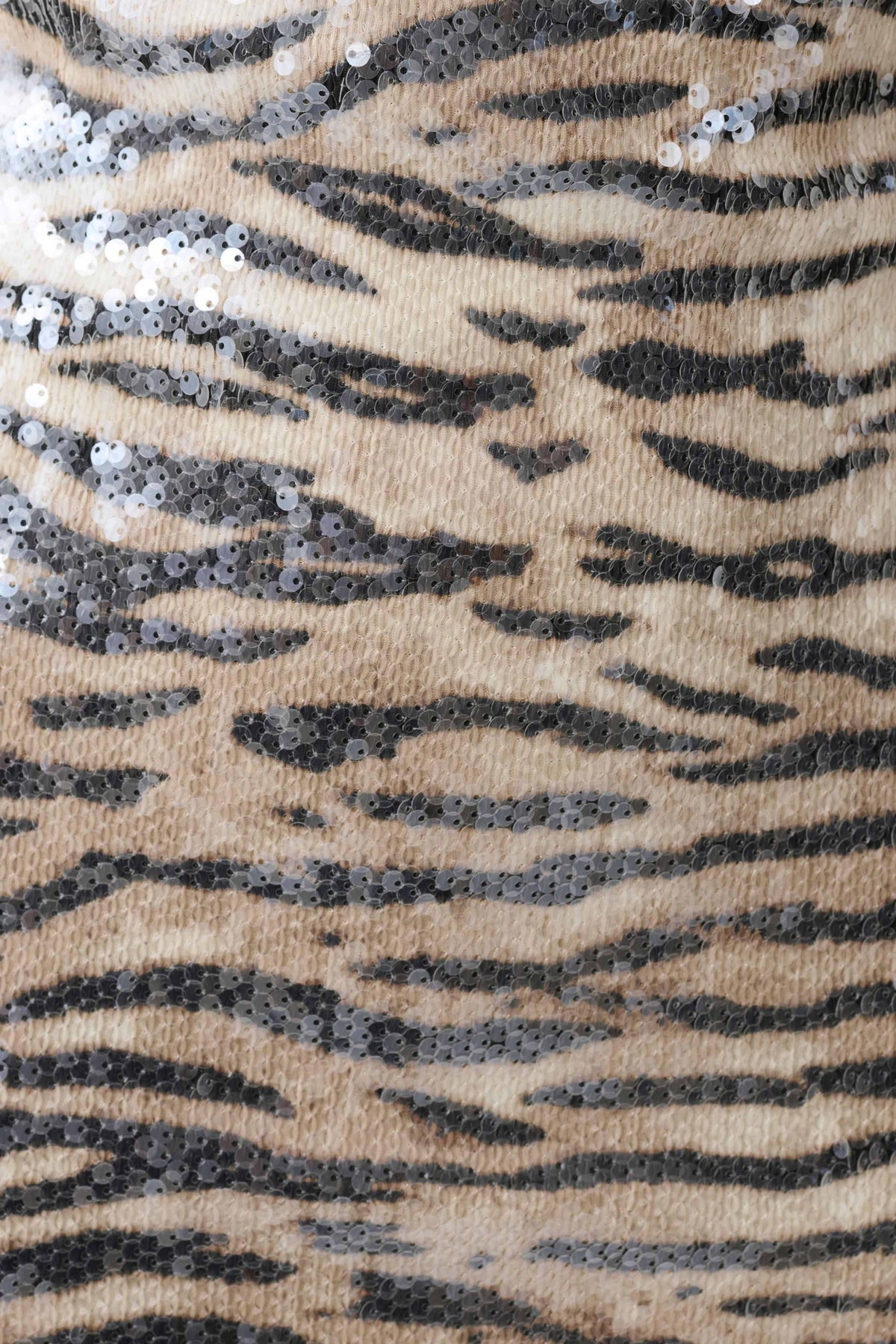Deborah Sequin Maxi Dress - Zebra Print #7