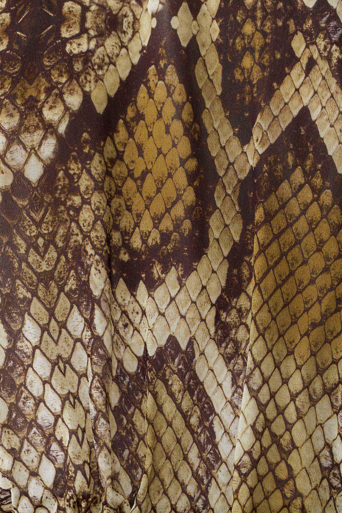 Eliana Tie Back Chiffon Maxi Dress - Snake Print #6