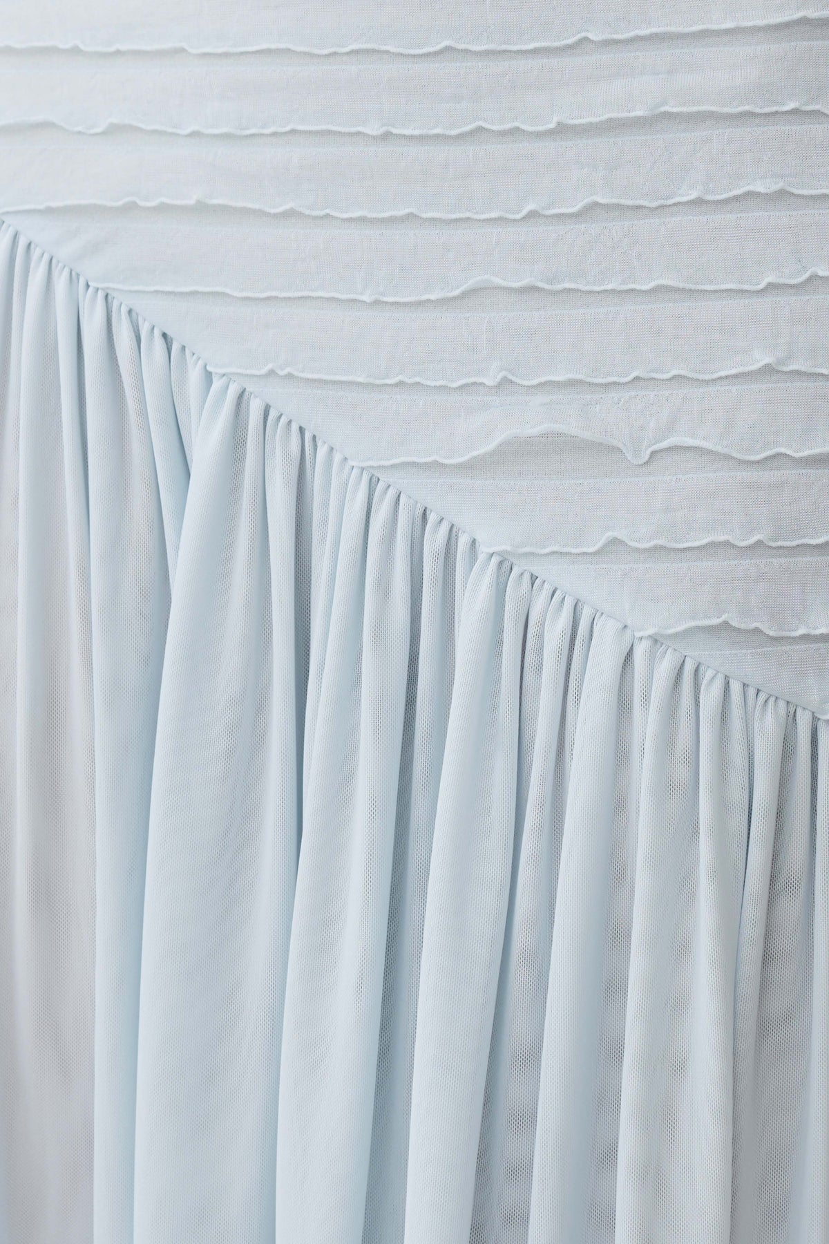 Ciara Frilled Bodice Maxi Dress - Sky Blue #7