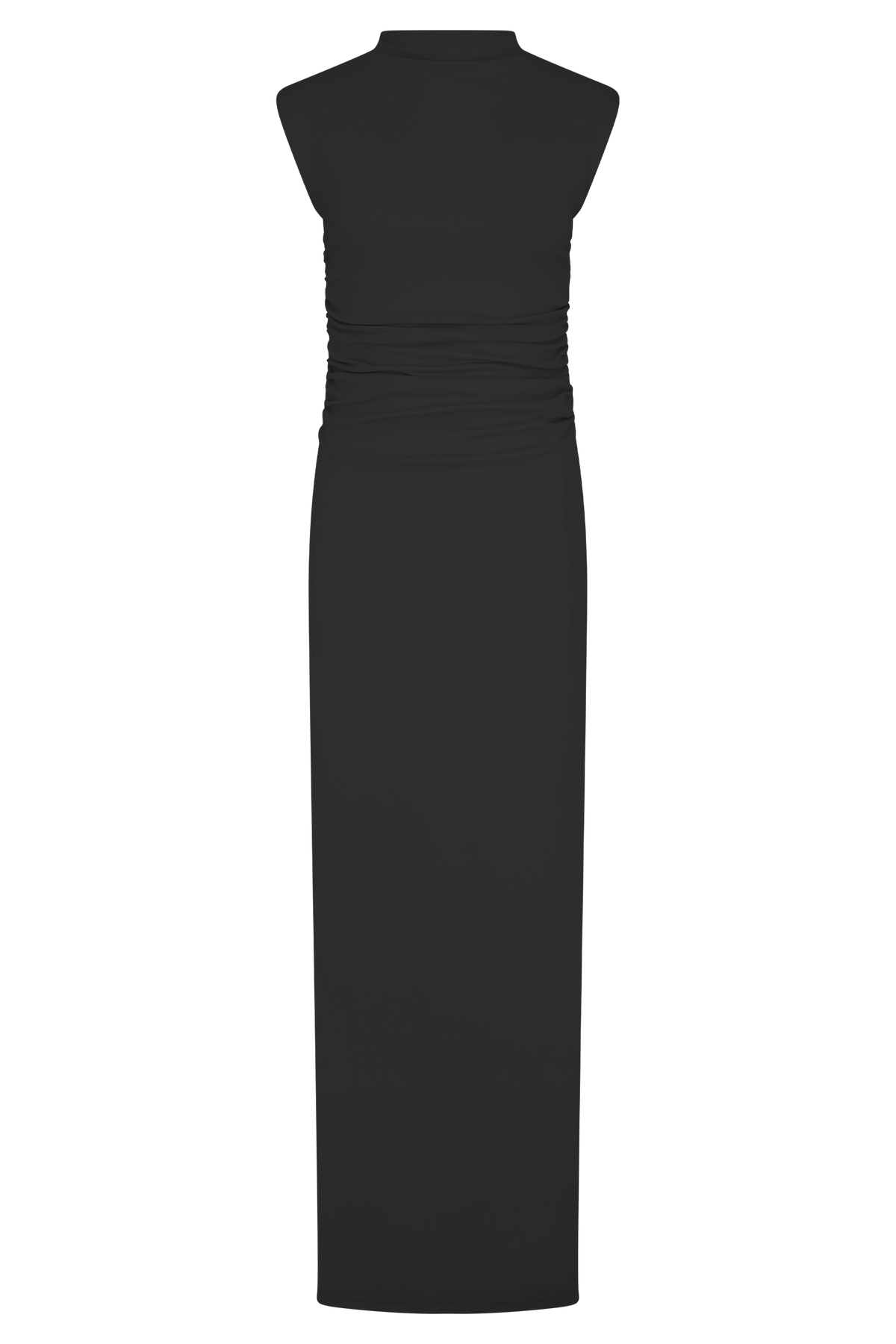 Elliot High Neck Sleeveless Maxi Dress - Black