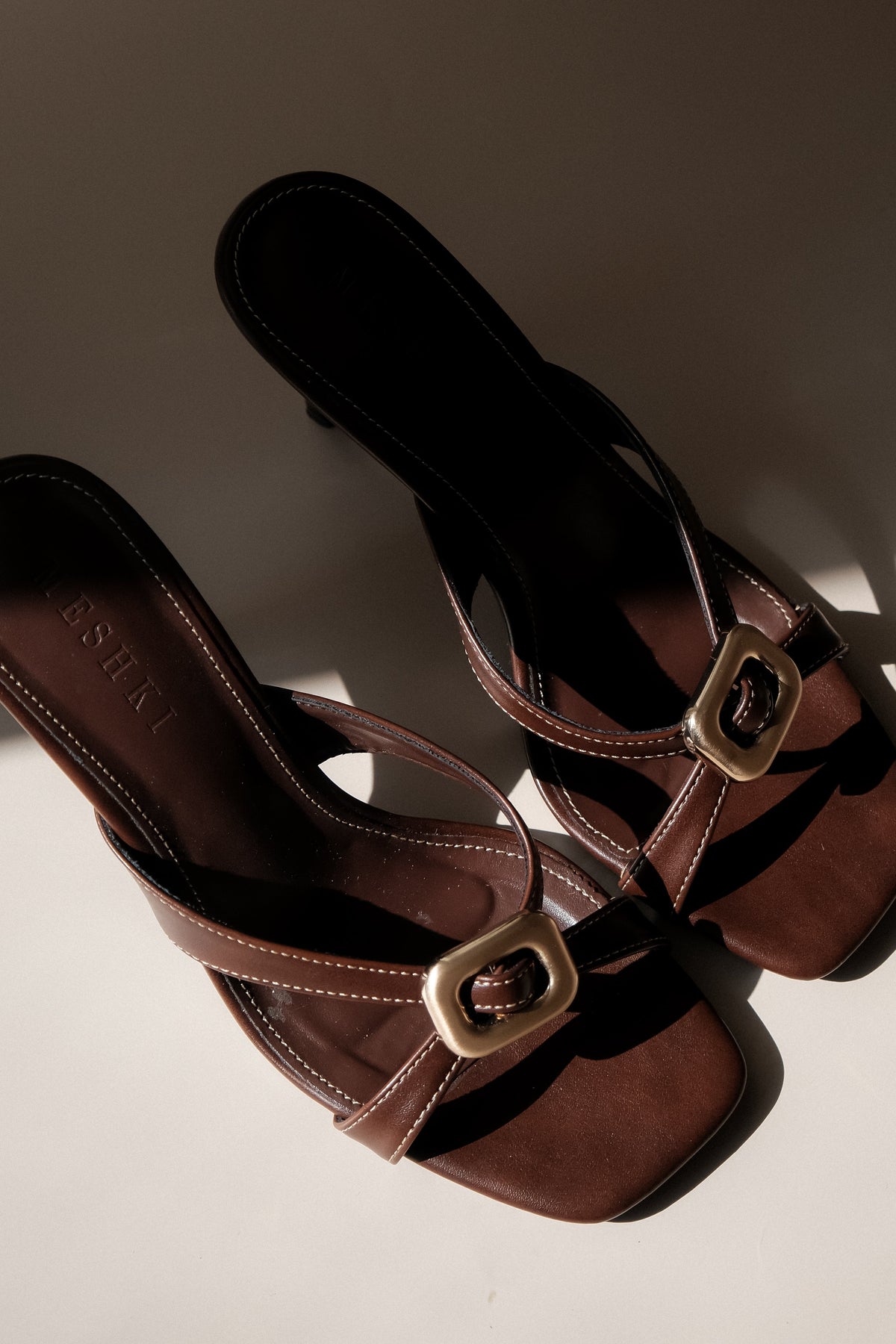 Jodie High Heel With Hardware - Chocolate #2