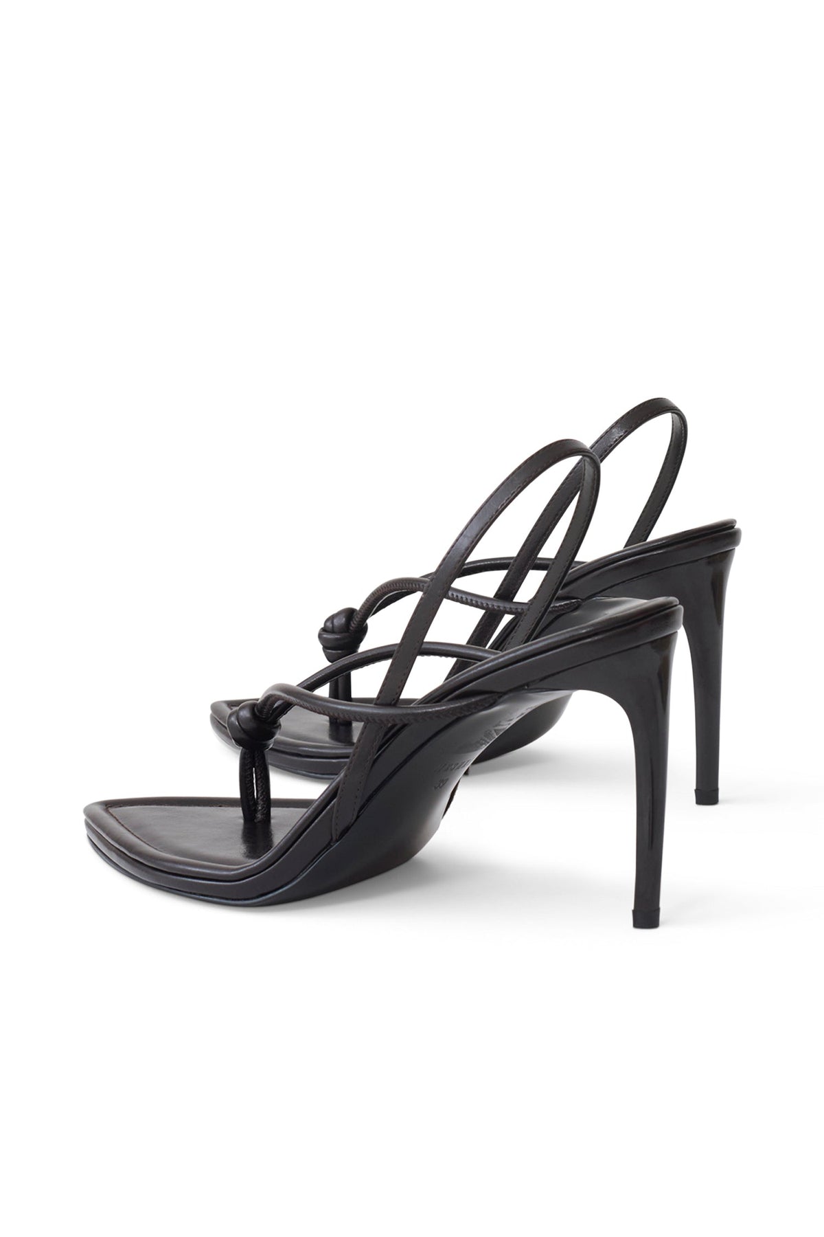 Nikkie Knot Sling Back Heel - Chocolate #4