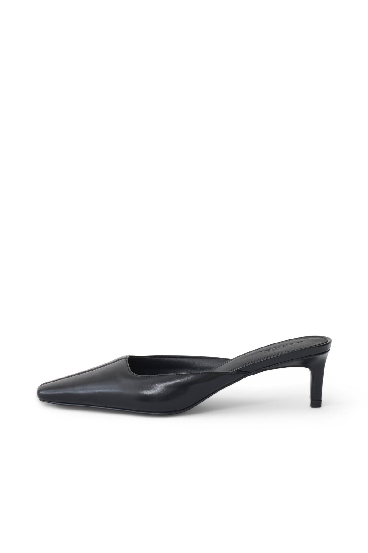 Stevie Pointed Square Toe Mule - Black #4