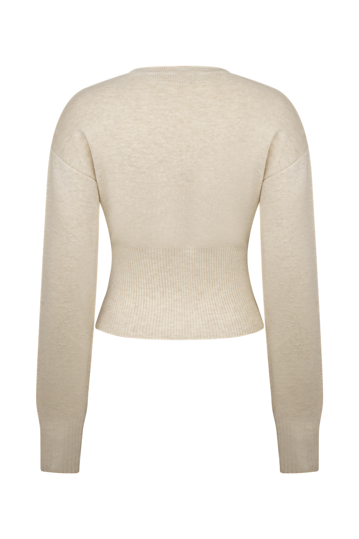 Ferne Button Up Knit Cardigan - Oat Marle #8