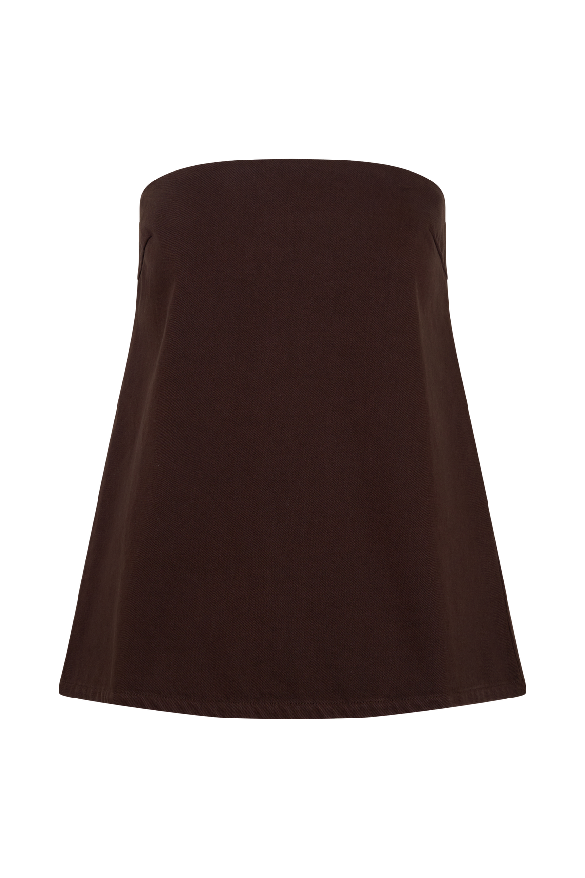 Anamarie Denim Strapless Top - Chocolate #8