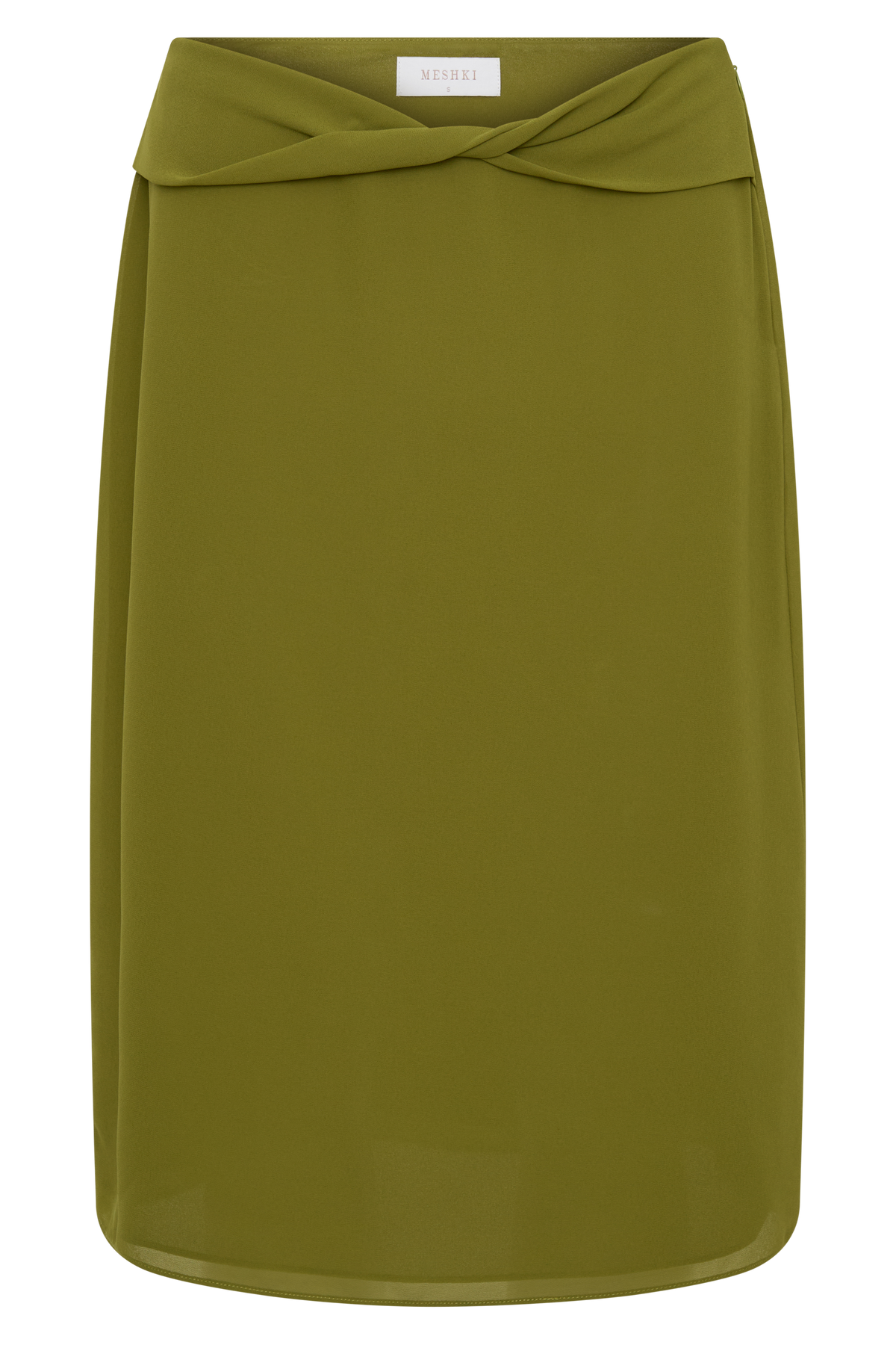 Amelia Chiffon Midi Skirt - Green #9