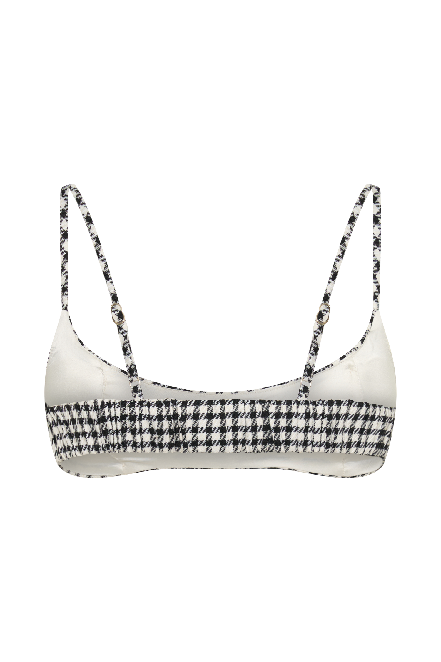 Amelie Tweed Bralette - Houndstooth #10