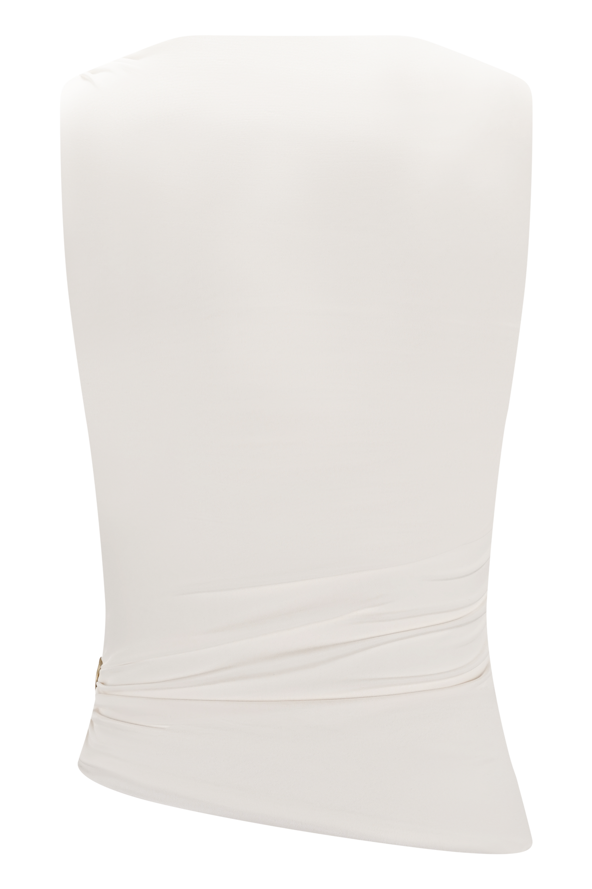 Amia Slinky Sleeveless Top With Hardware - Ivory #8