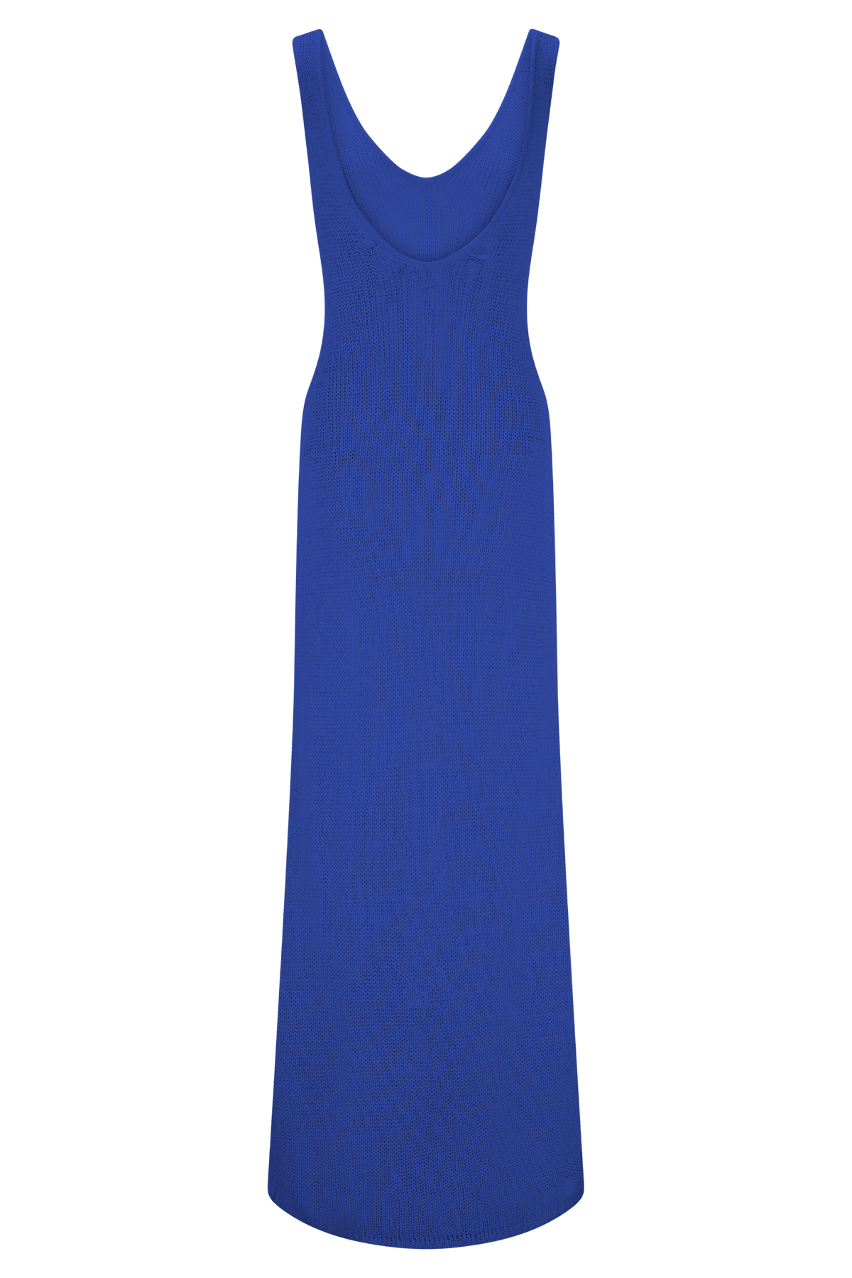 Ari Tape Yarn Knit Maxi Dress - Cobalt Blue #6