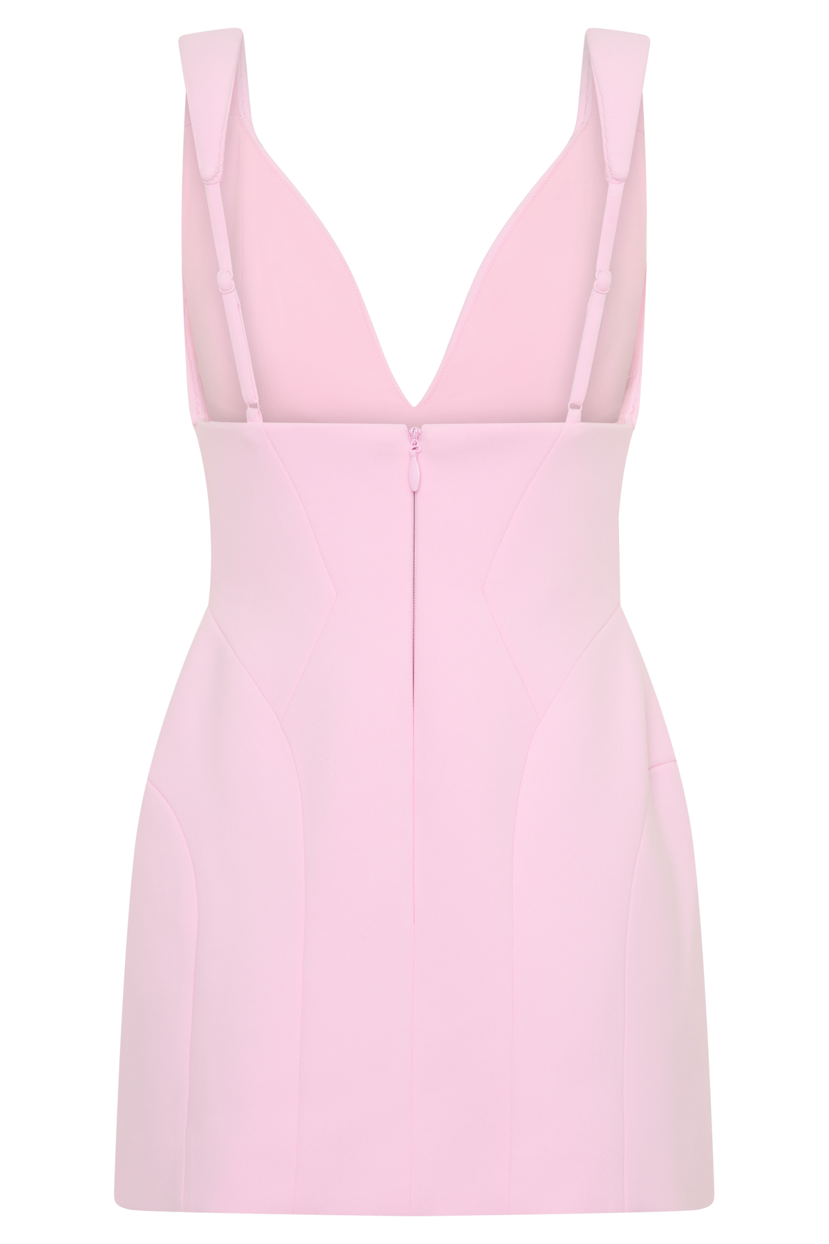 Blanche Crepe Mini Dress - Pink #7