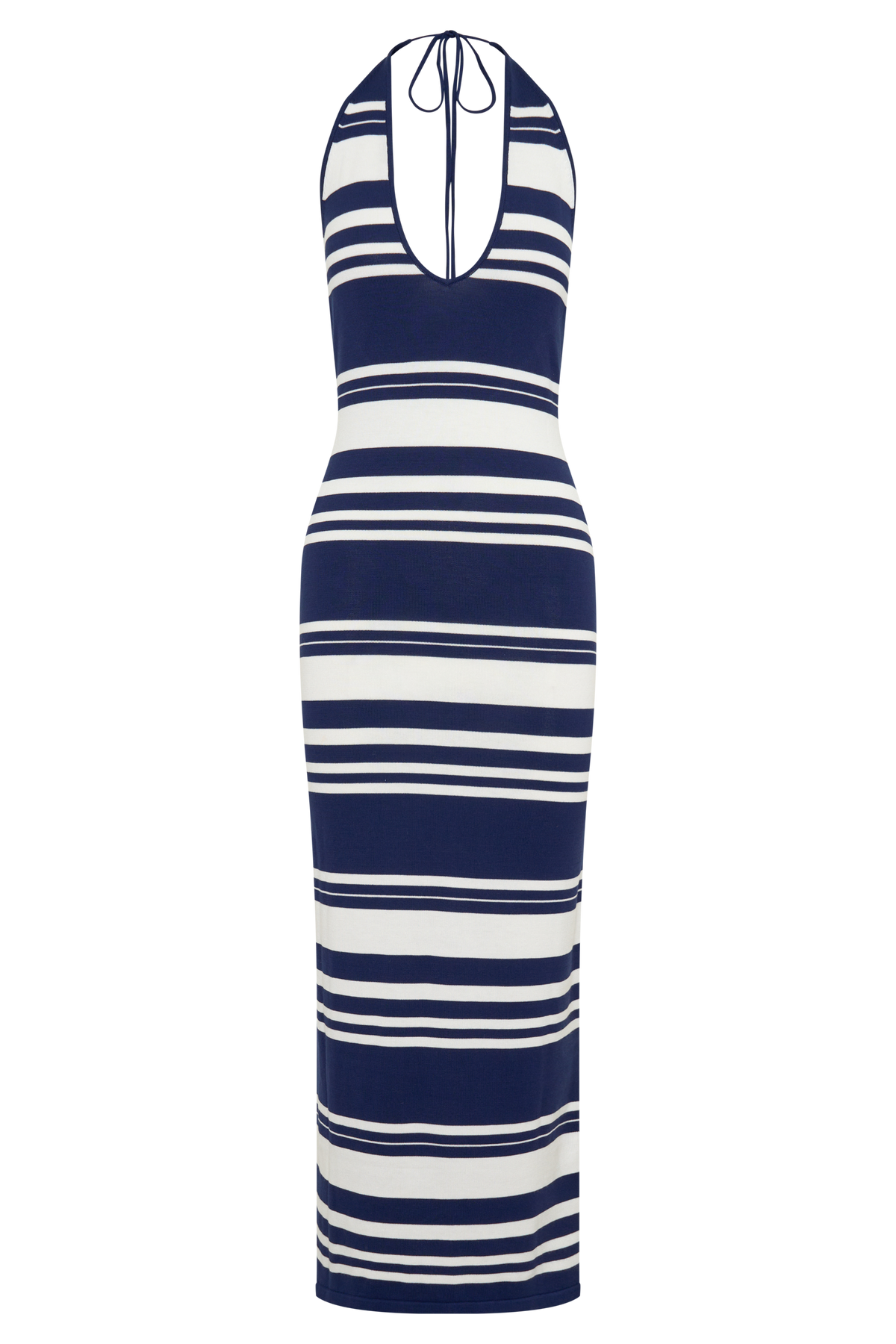Brienne Stripe Midi Dress - Navy/Ivory #9