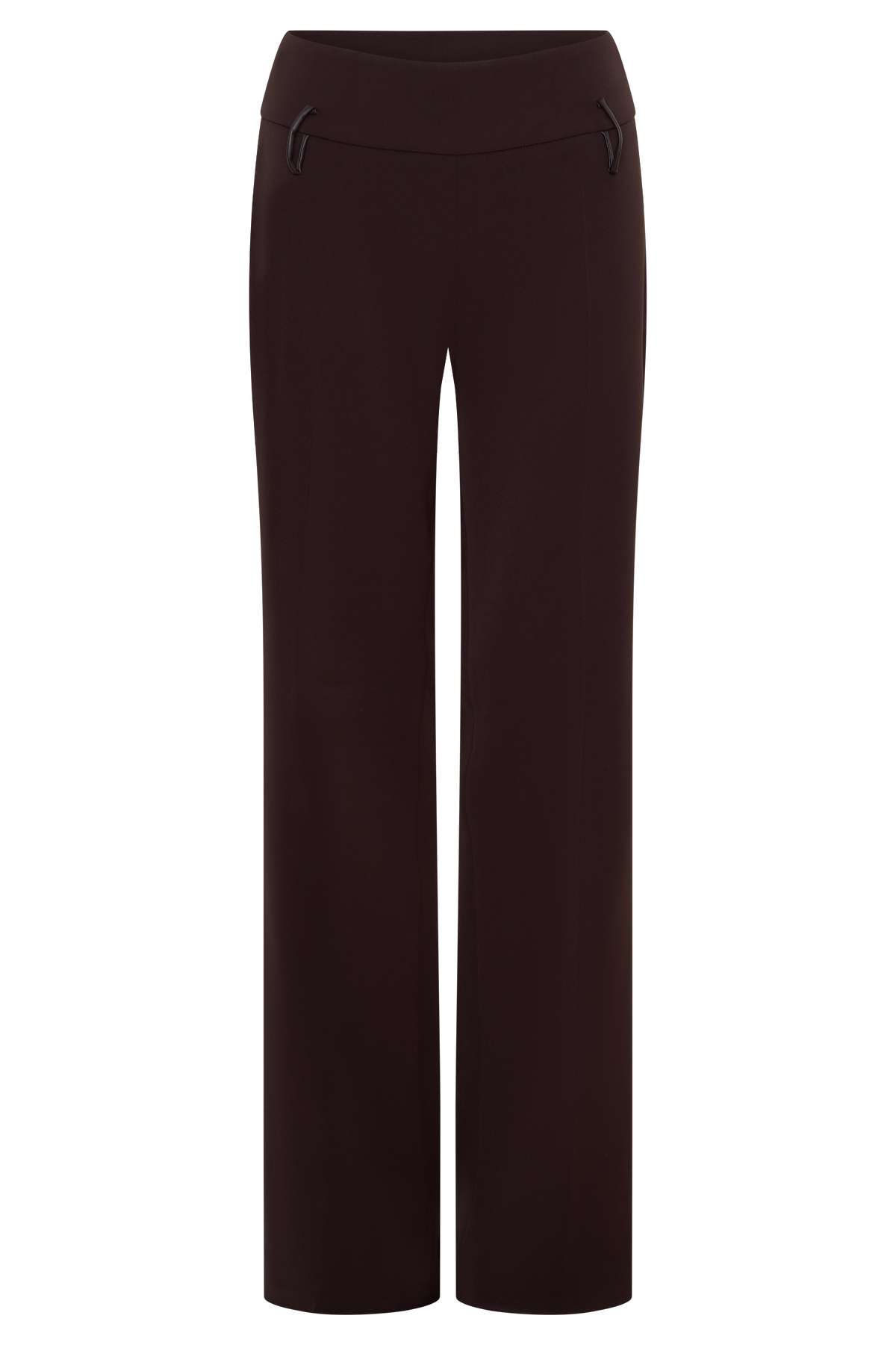 Brooke Straight Leg Suiting Pant - Burgundy