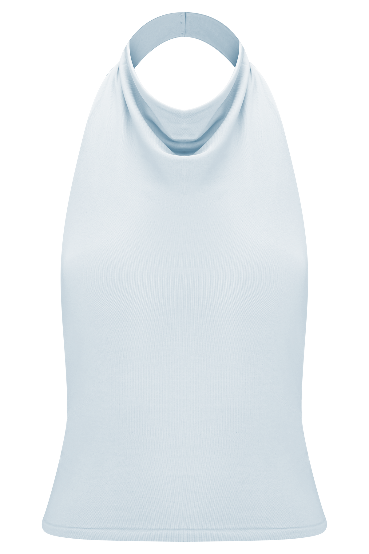 Calandra Slinky Halter Top With Hardware - Pale Blue #8