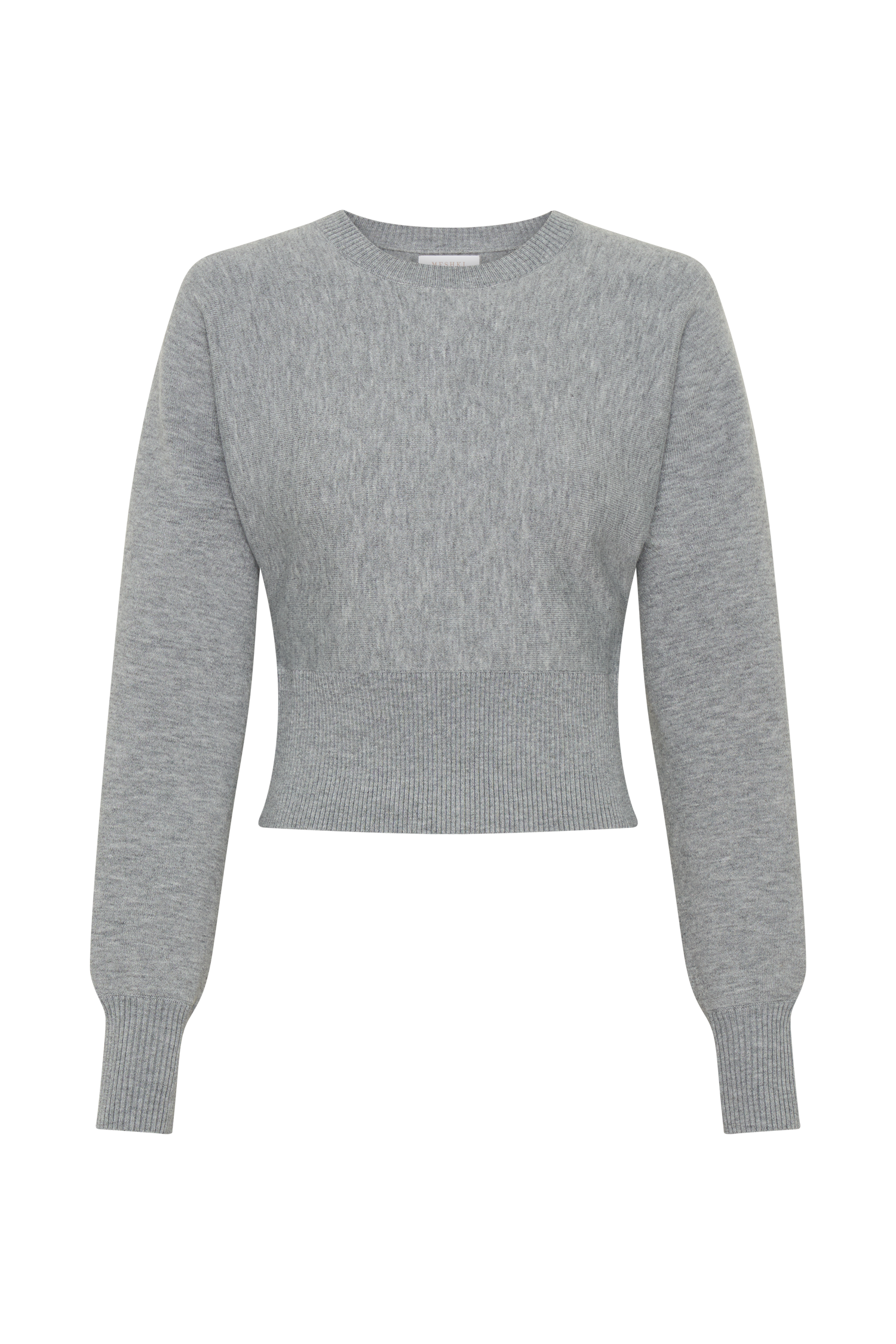 Ciaralee Cinched Waist Jumper - Grey Marle #9