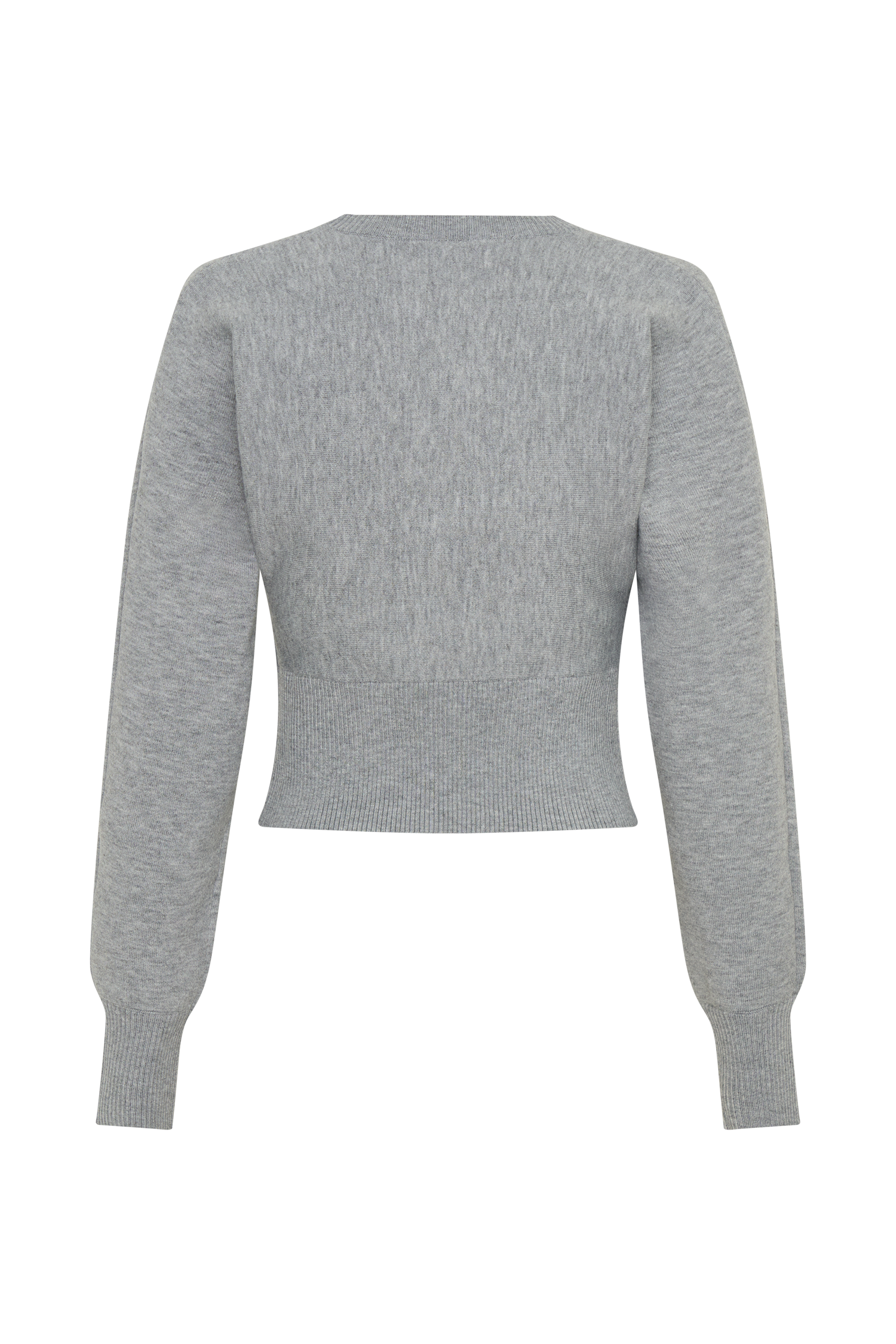 Ciaralee Cinched Waist Jumper - Grey Marle #8