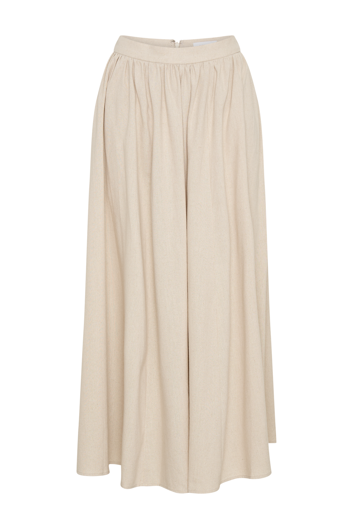Clarence Linen A-Line Maxi Skirt - Natural #11
