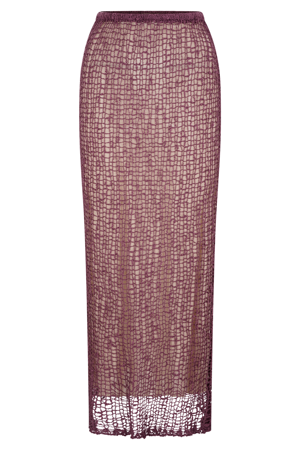 Cordelia Knit Maxi Skirt - Mauve