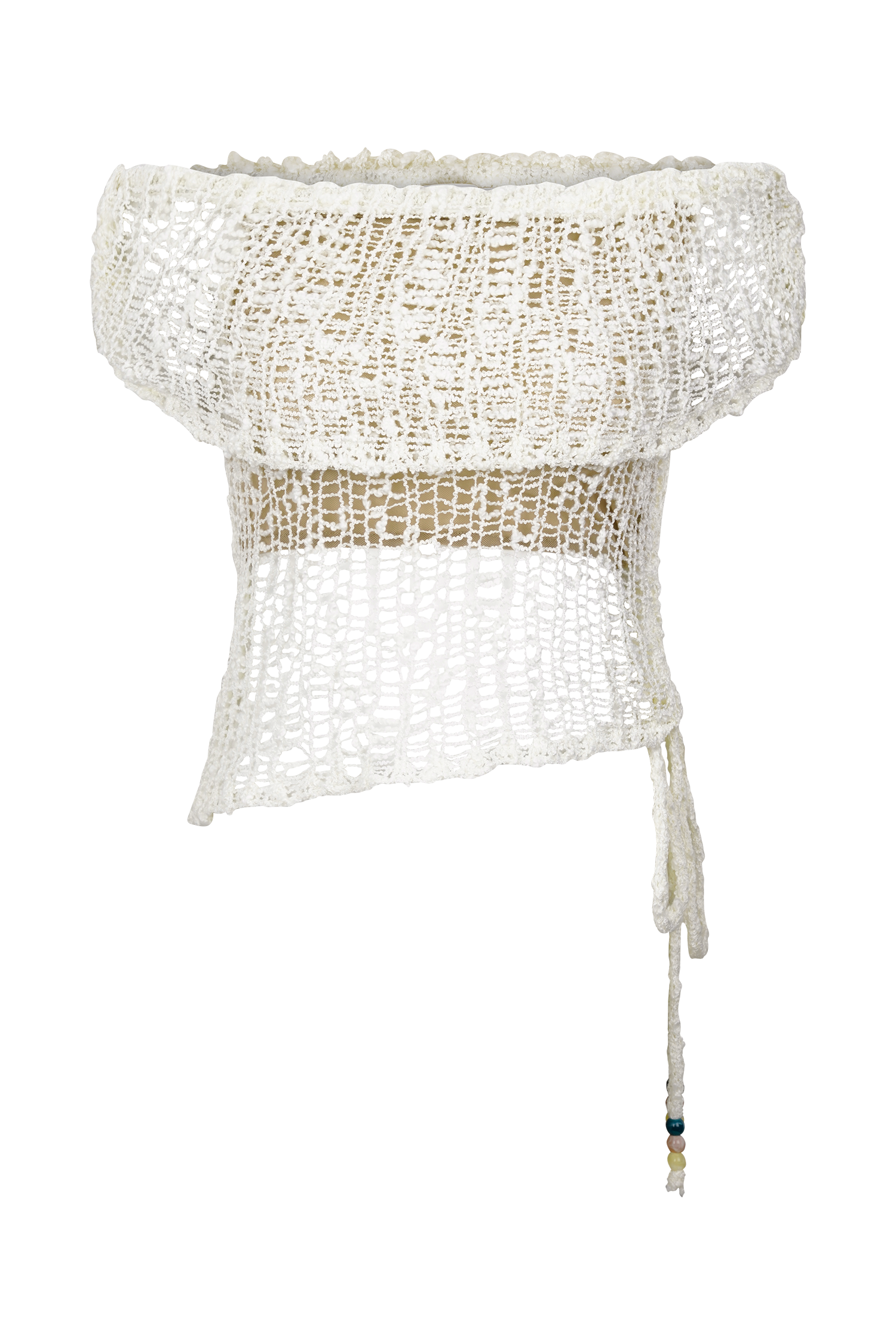 Cordelia Off Shoulder Knit Top - Ivory #9