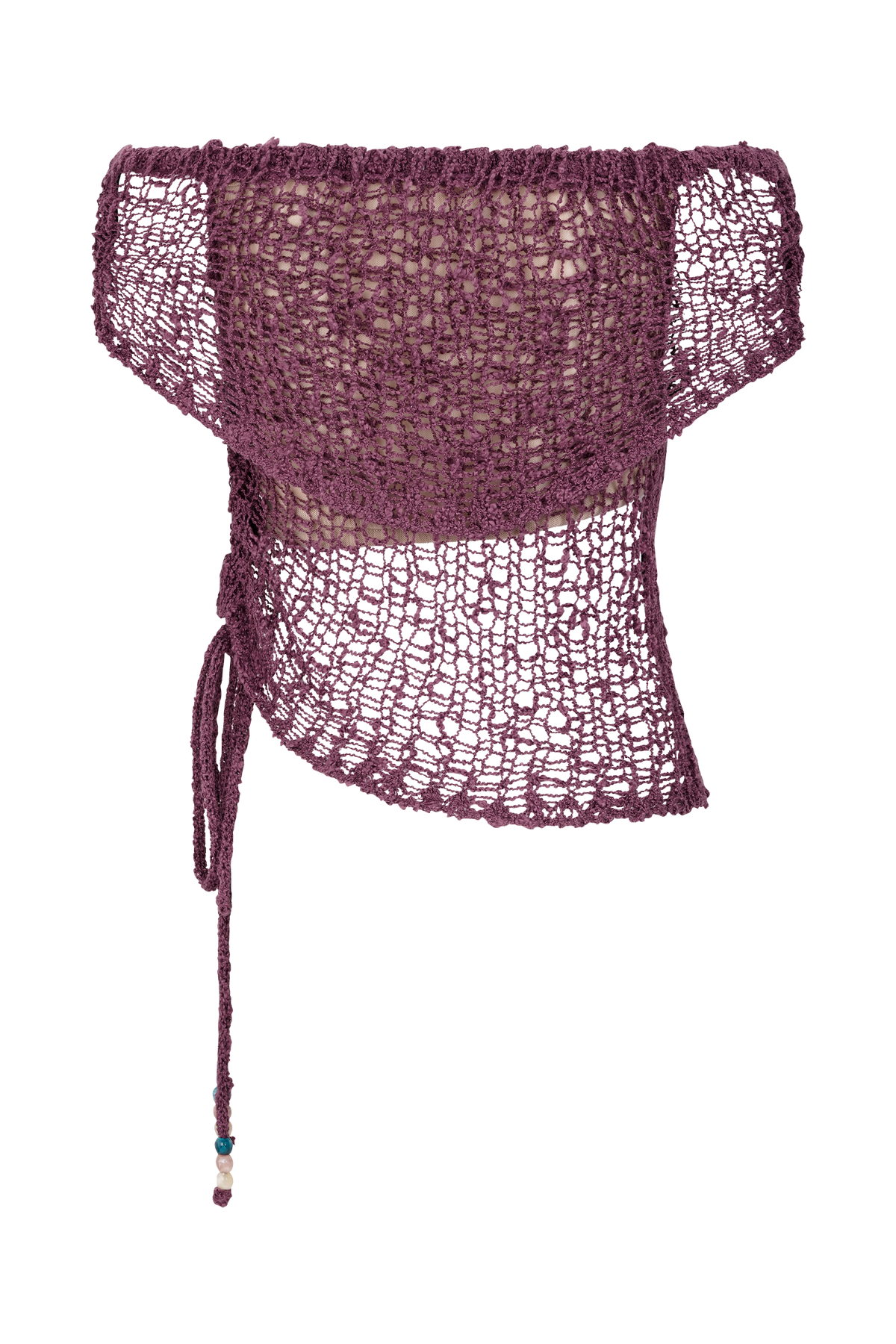 Cordelia Off Shoulder Knit Top - Mauve #8