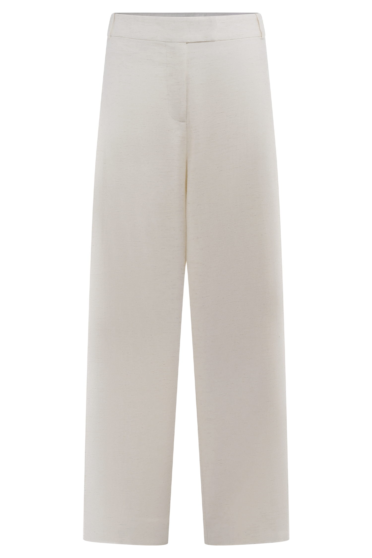 Cyrene Linen Wide Leg Pants - Oat Marle #9