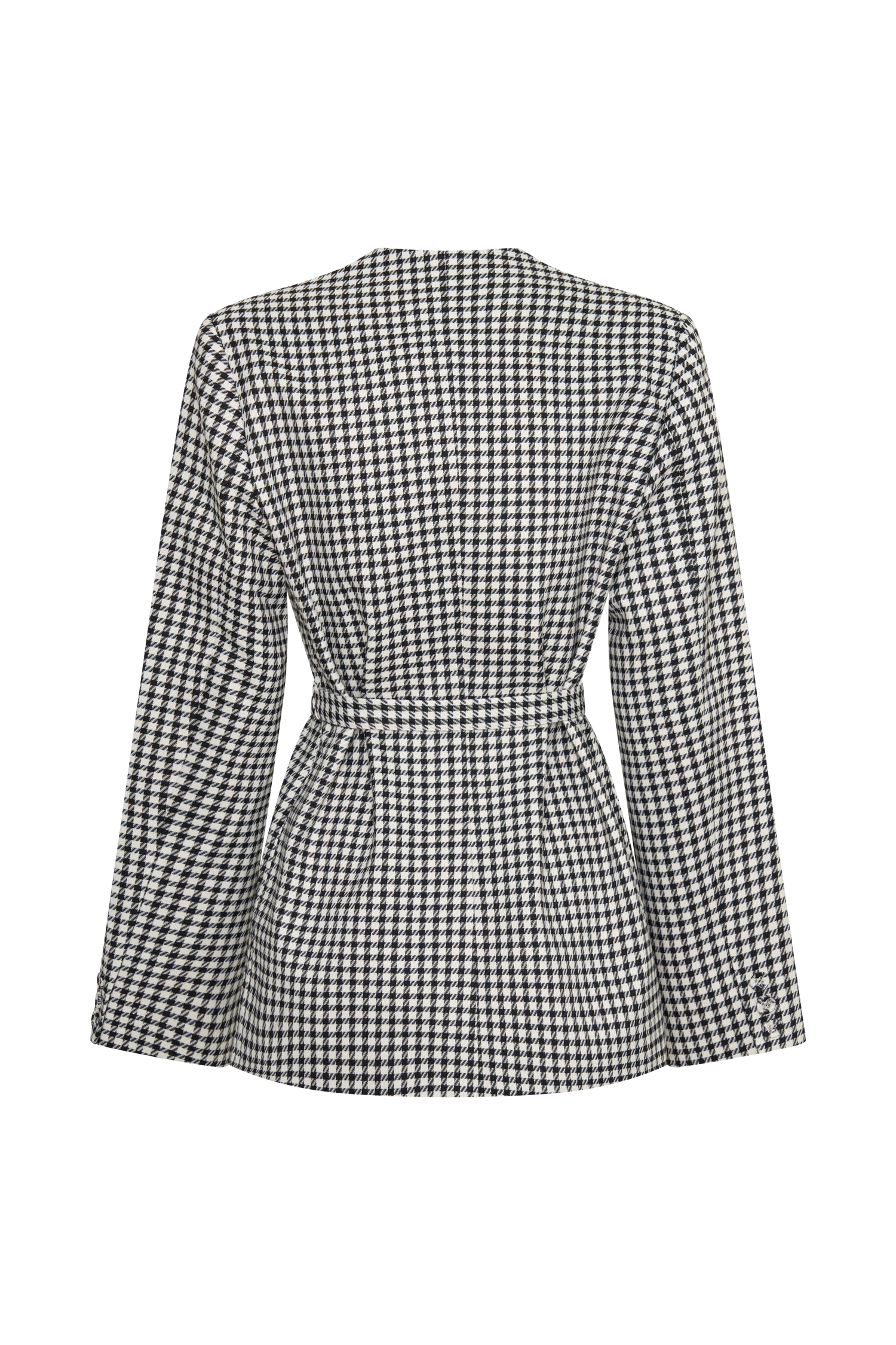 Darcie Drop Shoulder Suiting Blazer - Houndstooth #10