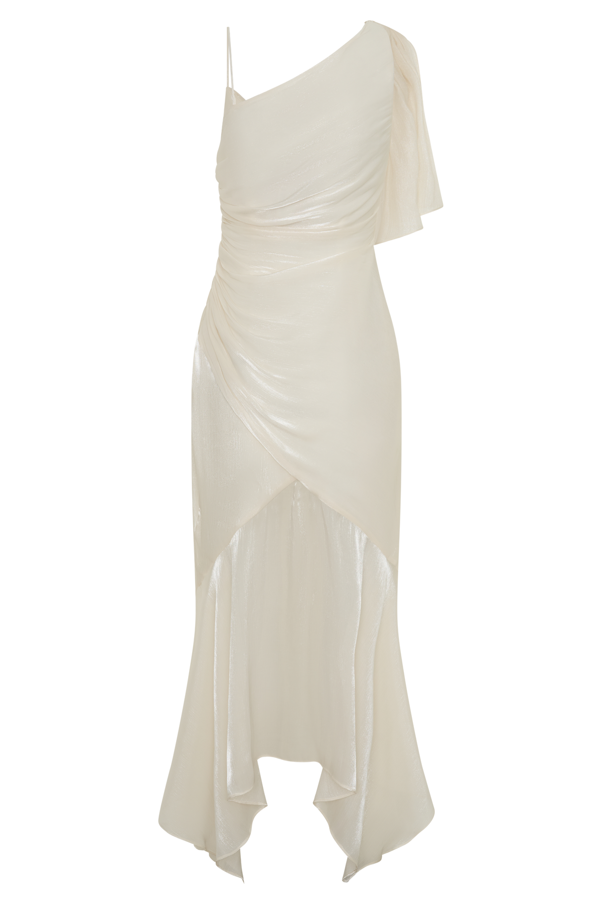 Edith Draped Maxi Dress - Ivory #6